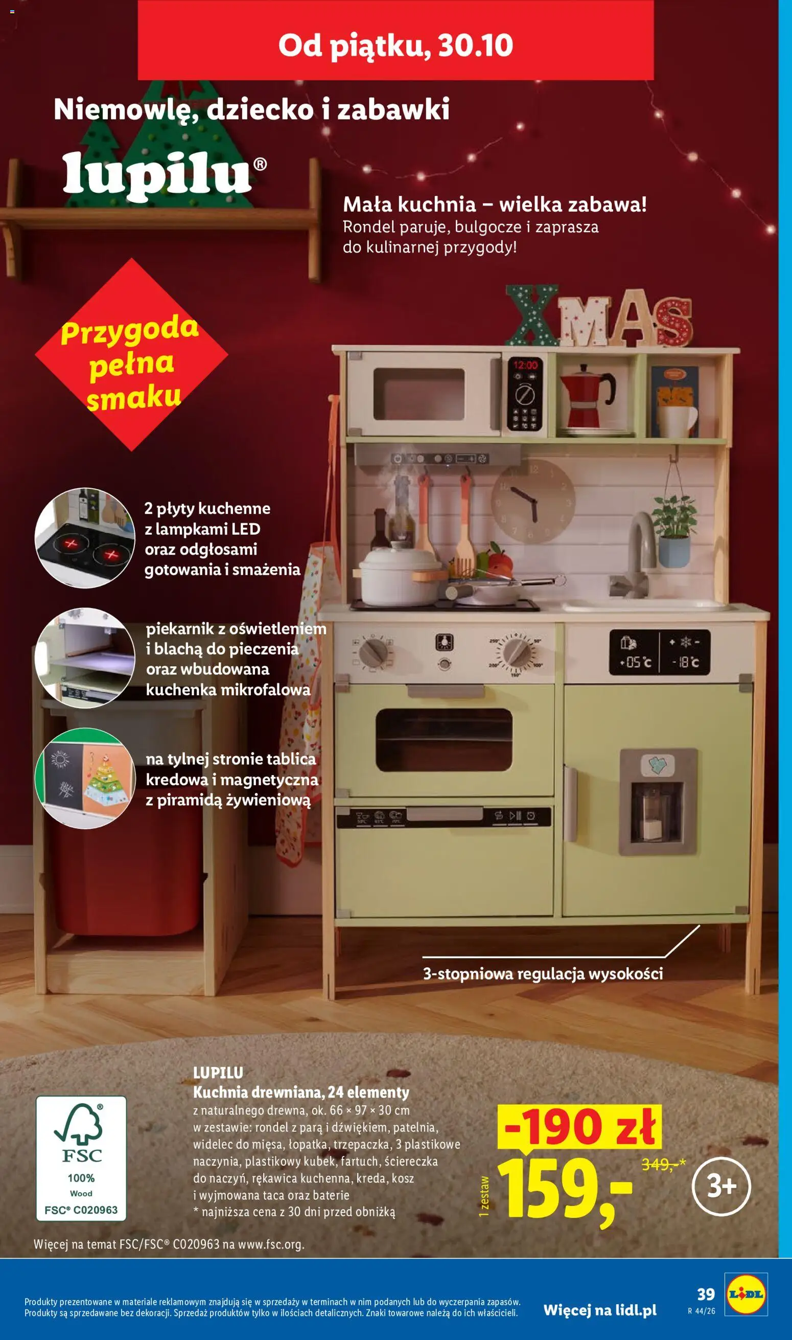 Lidl Katalog od 26.10.2026 | Strona: 45 | Produkty: Zabawki, Kuchenka mikrofalowa, Kuchenka, Kosz