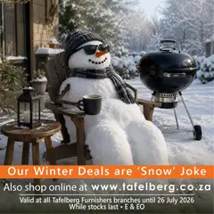 Tafelberg Furnishers specials catalogue – valid from 15/07/2026