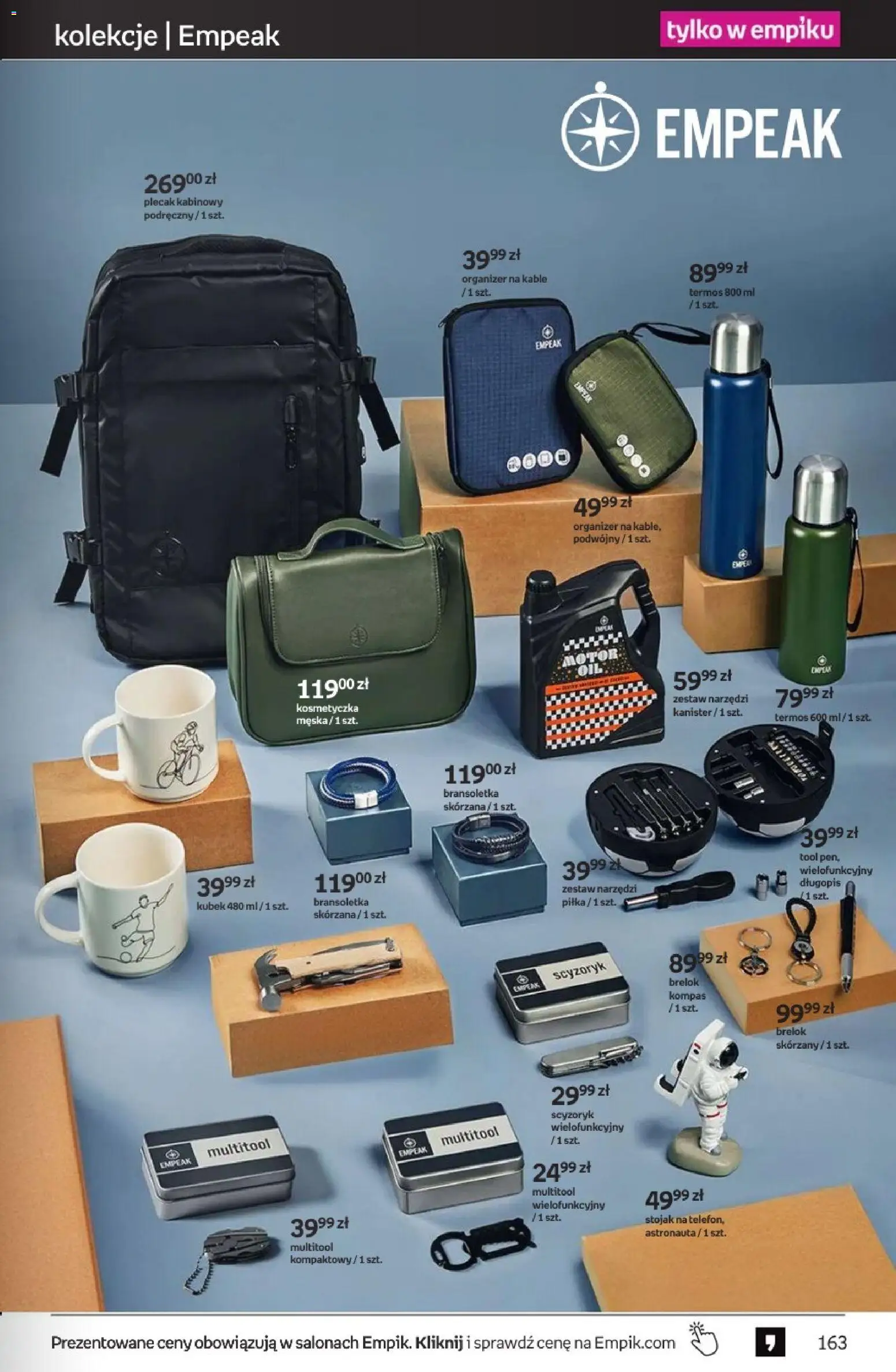 Empik promocje od 23.09.2026 | Strona: 163 | Produkty: Plecak, Multitool, Zestaw narzędzi, Termos