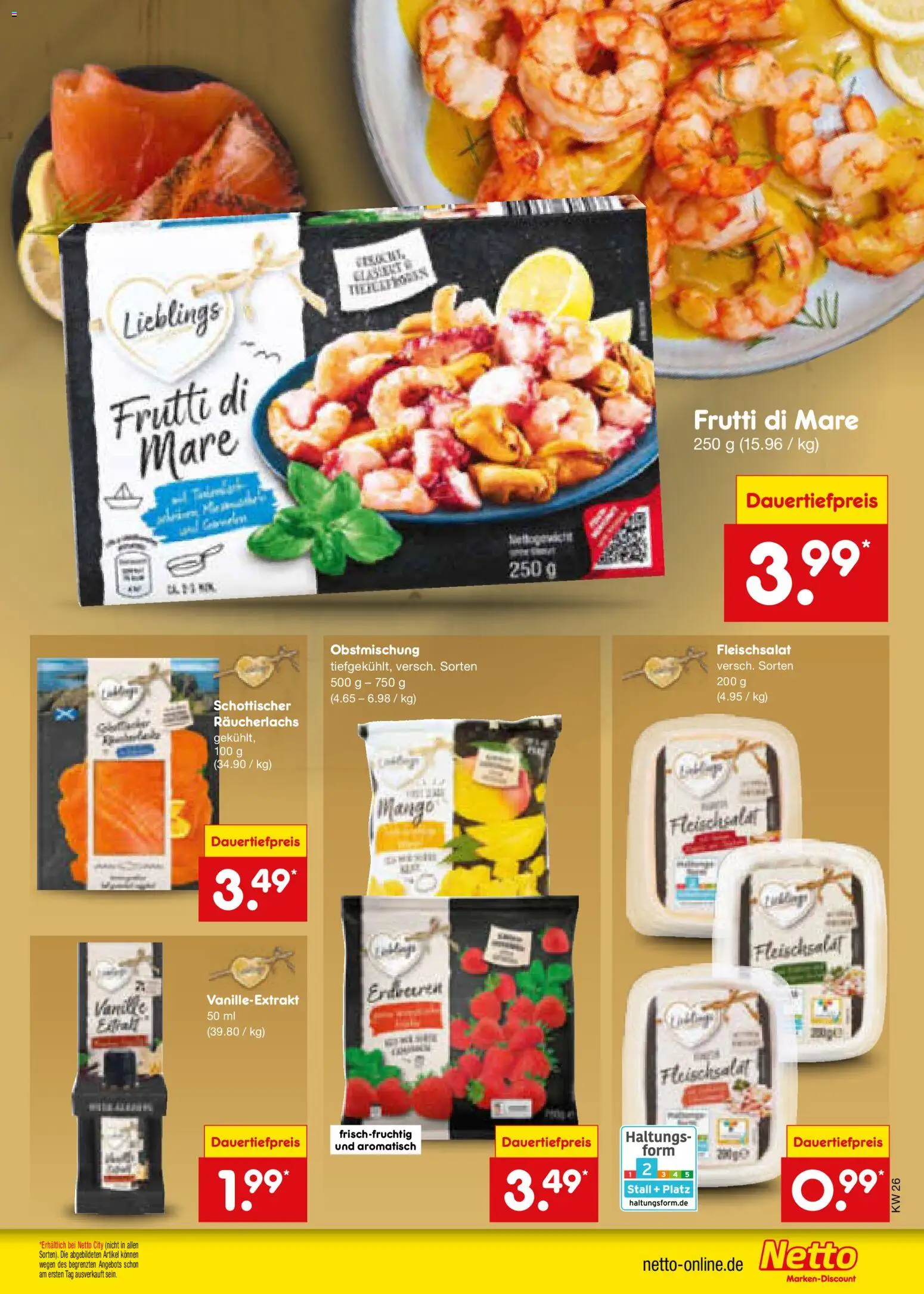 Netto Marken-Discount Prospekt – gültig ab 22.06.2026 | Seite: 17 | Produkte: Räucherlachs, Mango