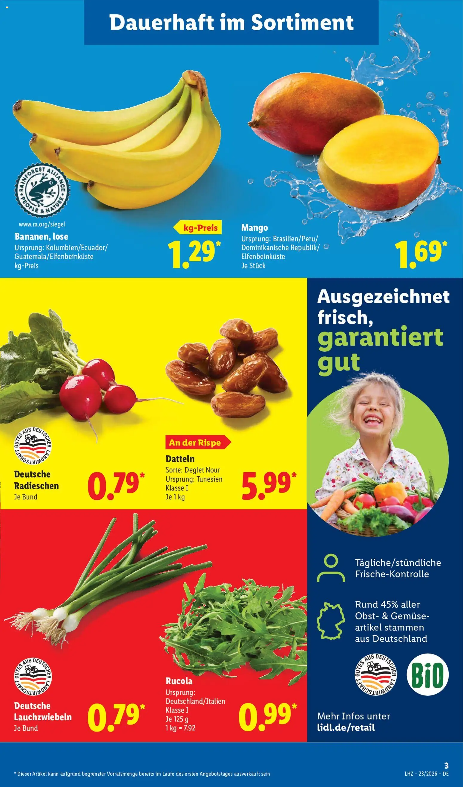 Lidl Německo leták od 01.06.2026 | Strana: 9 | Produkty: Mango