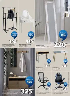 Ofertele JYSK valabile de la 14.05.2026 | Pagină: 3 | Produse: Scaun gaming, Çikolatalı gofret, Scaun, Toaletă