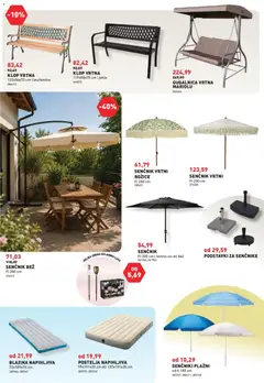 Inpos katalog akcije – veljaven od 04.06.2026 | Stran: 5 | Izdelki: Senčnik, Postelja, Blazina, Gugalnica