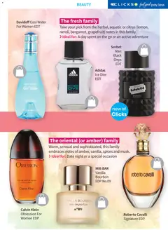 Clicks specials catalogue – valid from 01.04.2026 | Page: 56 | Products: Eau de toilette, Bourbon, Grapefruit, Water