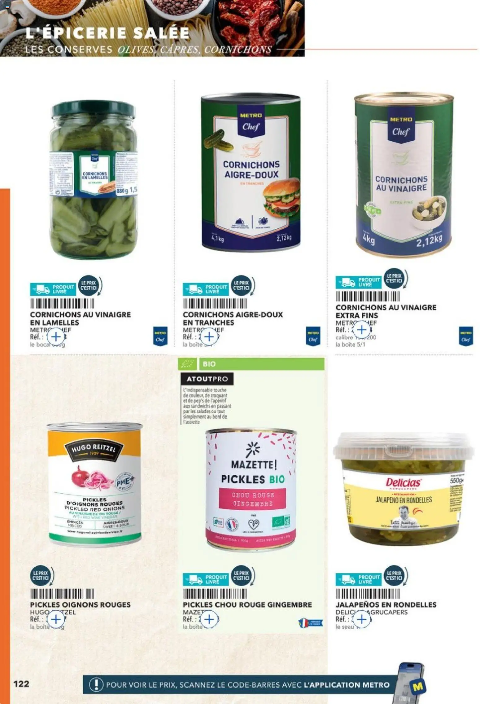 {H1} | Page: 122 | Produits: Gingembre, Vinaigre, Oignons, Livre