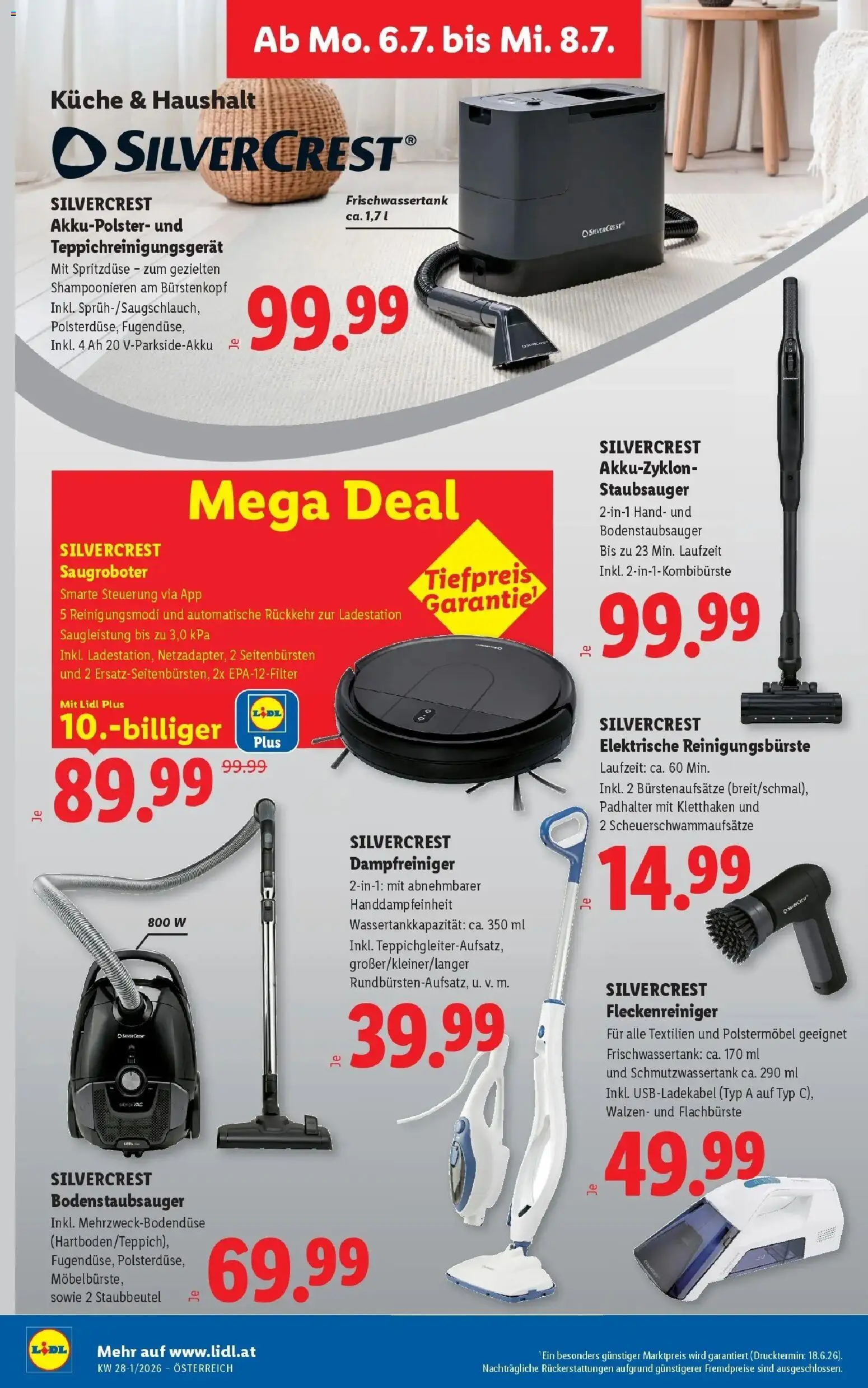 Lidl Flugblatt - Fohnsdorf, Neunkirchen, Graz gültig ab 02.07.2026 | Seite: 33 | Produkte: Staubsauger
