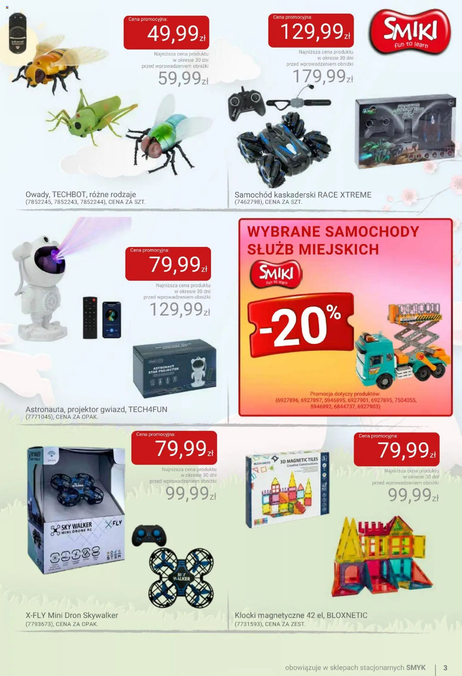 Smyk gazetka od 24.03.2026 | Strona: 3 | Produkty: Magnetic, Klocki magnetyczne, Dron