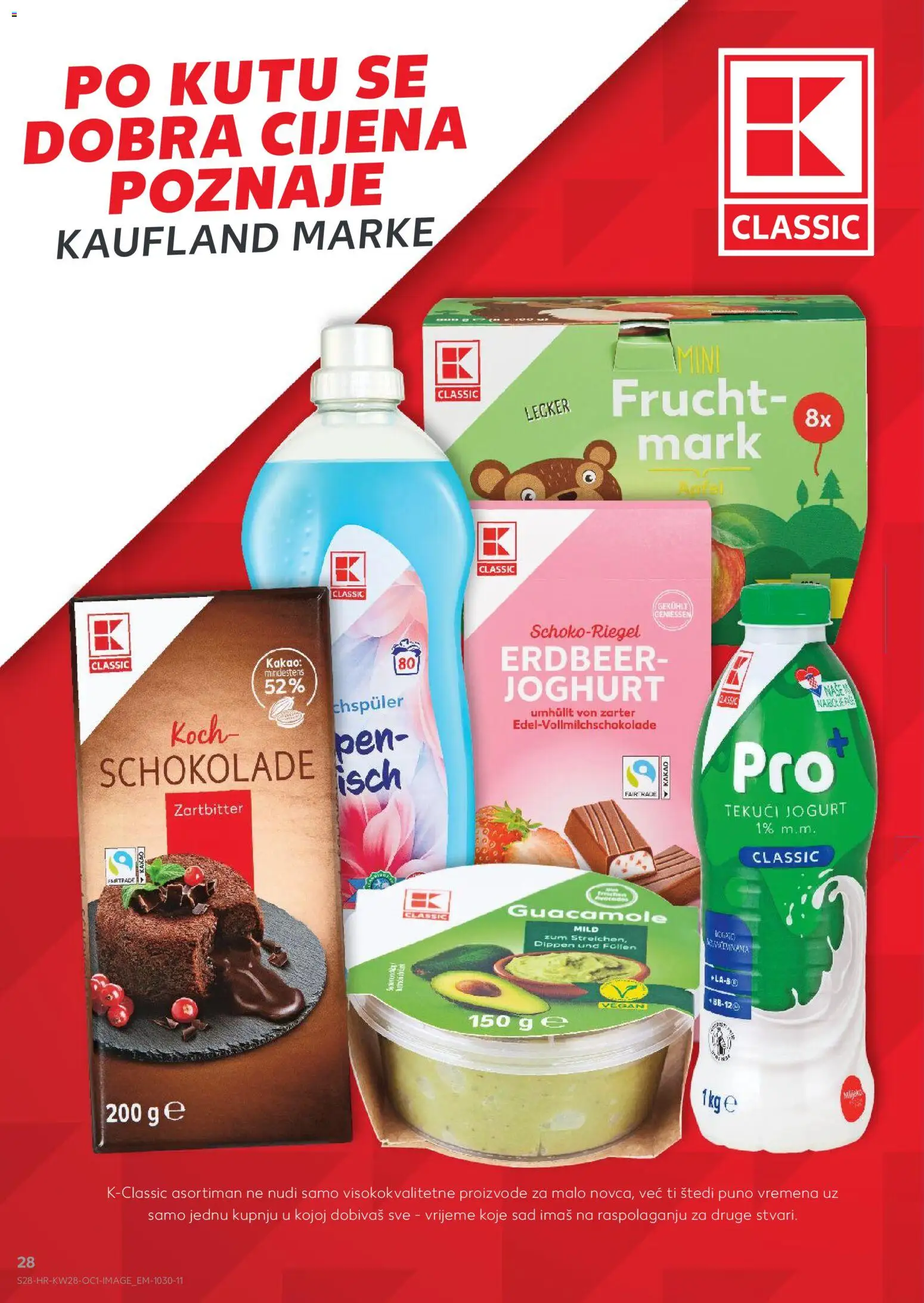 Kaufland katalog | vrijedi od 08.07.2026 | Stranica: 28 | Proizvodi: Jogurt, Kakao