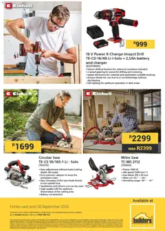 Builders specials catalogue – valid from 01/09/2026 | Page: 6