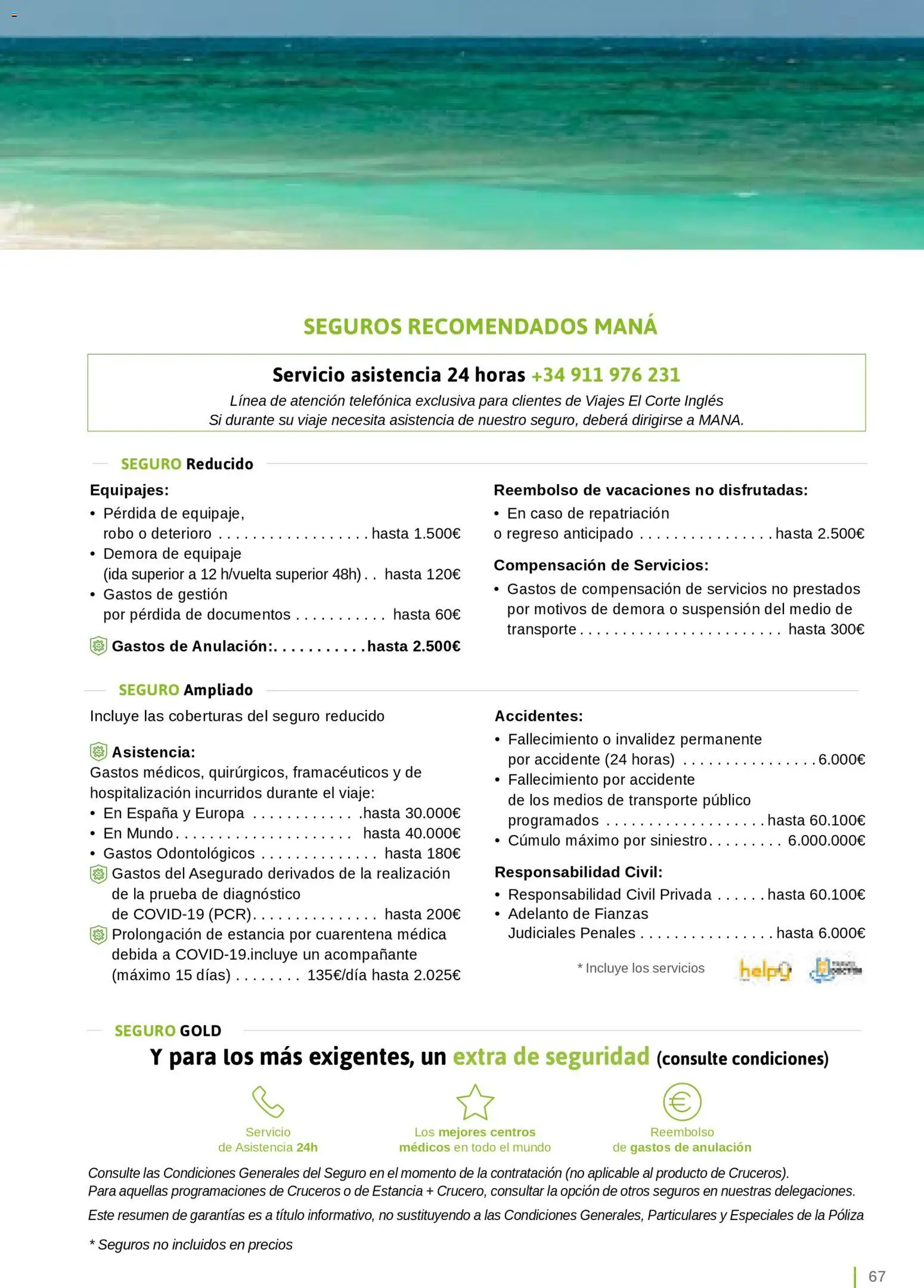 Viajes El Corte Inglés Turismo Social Castilla La Mancha │ válido desde el 01.04.2026 | Página: 67