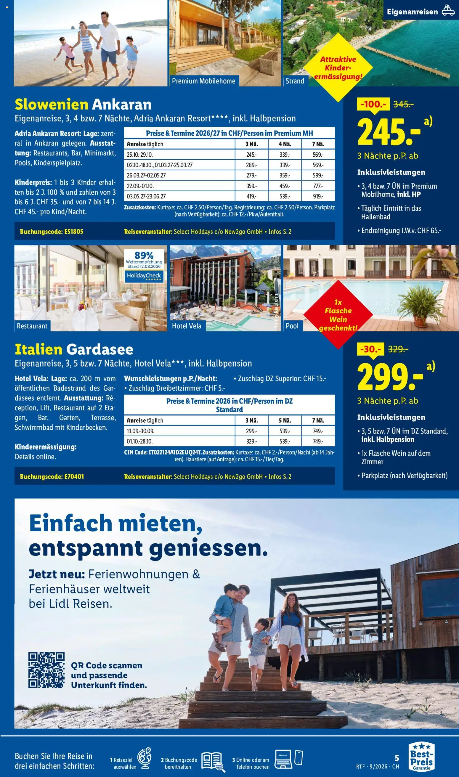 Lidl aktionen September/Oktober Reise-Highlights – gültig ab 14.09.2026 | Seite: 5