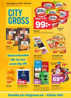 City Gross erbjudanden - Förhandsvisning av reklamblad från butik City Gross aktuell från 24/10/2026