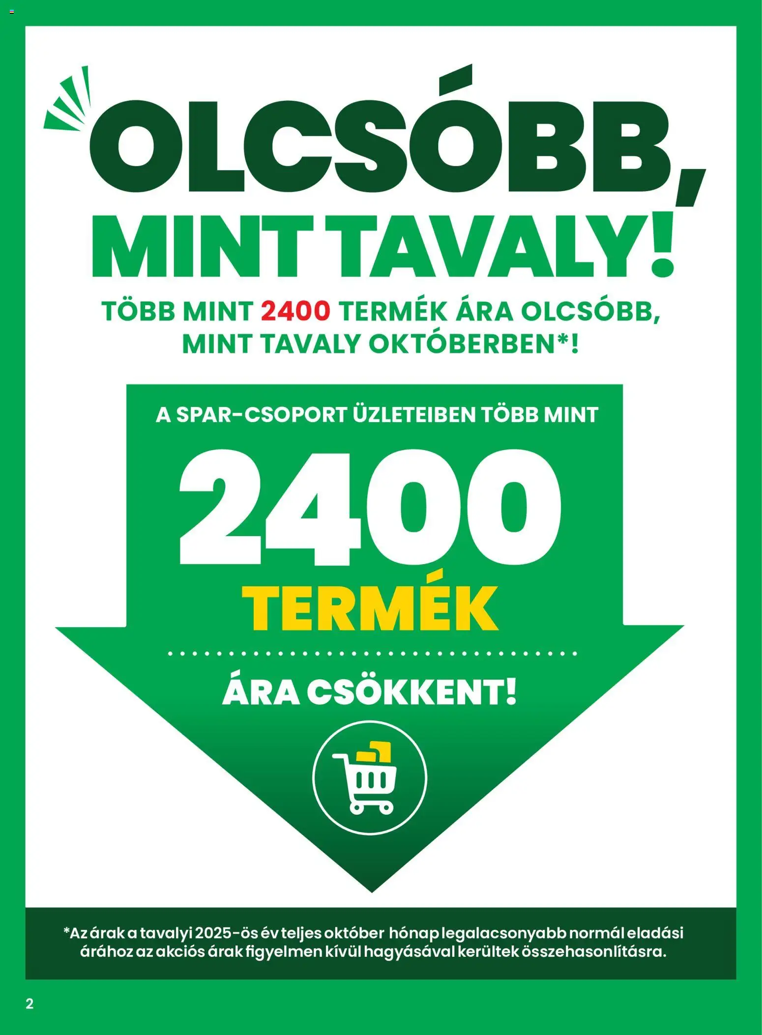 Spar akciós ujság - amely érvényes a következő dátumtól: 2026.10.08. | Oldal: 2