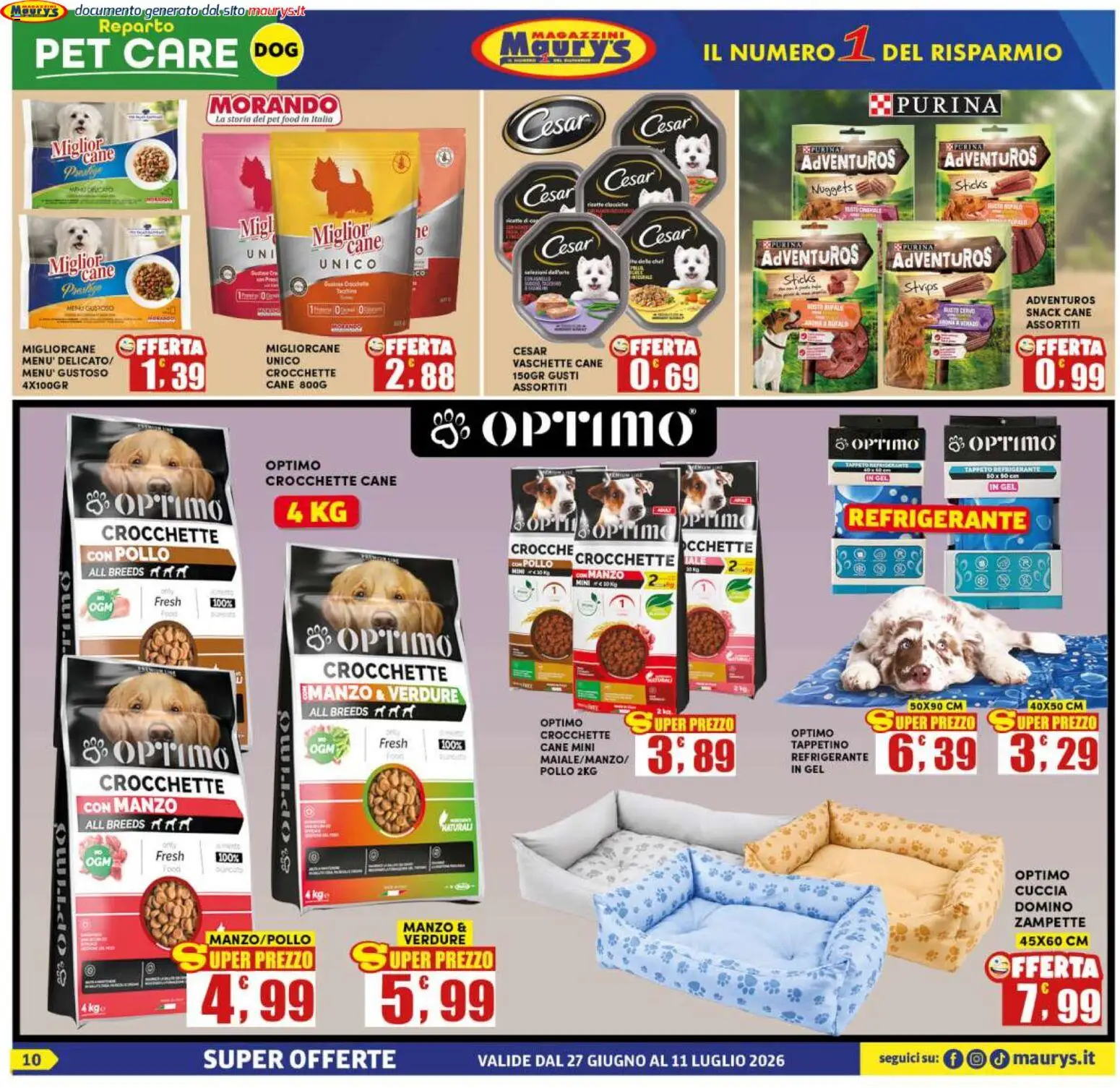 Volantino Maury's del 27/06/2026 | Pagina: 10