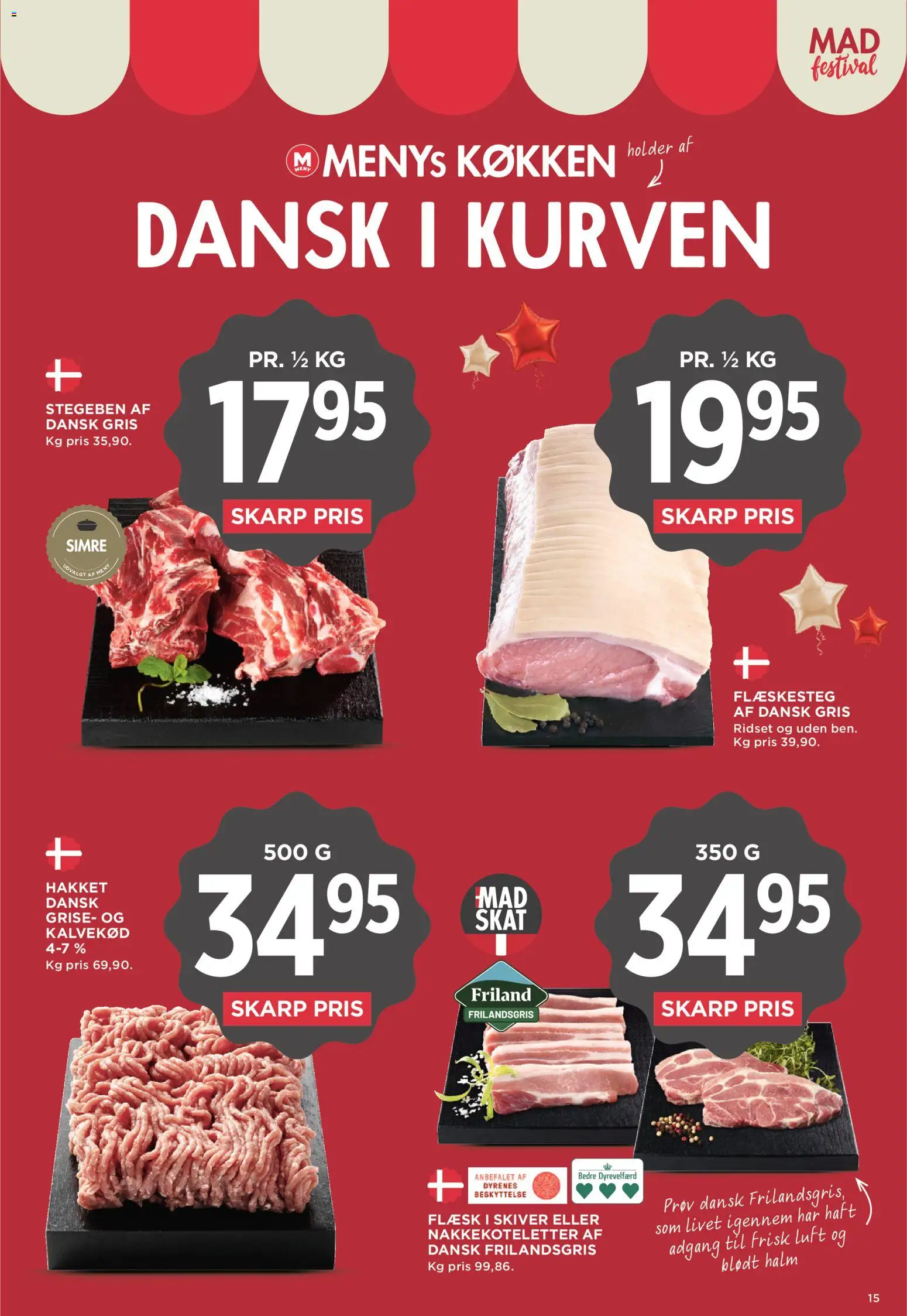 Meny tilbudsavis – gyldig fra 25/09/2026 | Side: 18 | Produkter: Flæskesteg, Søm
