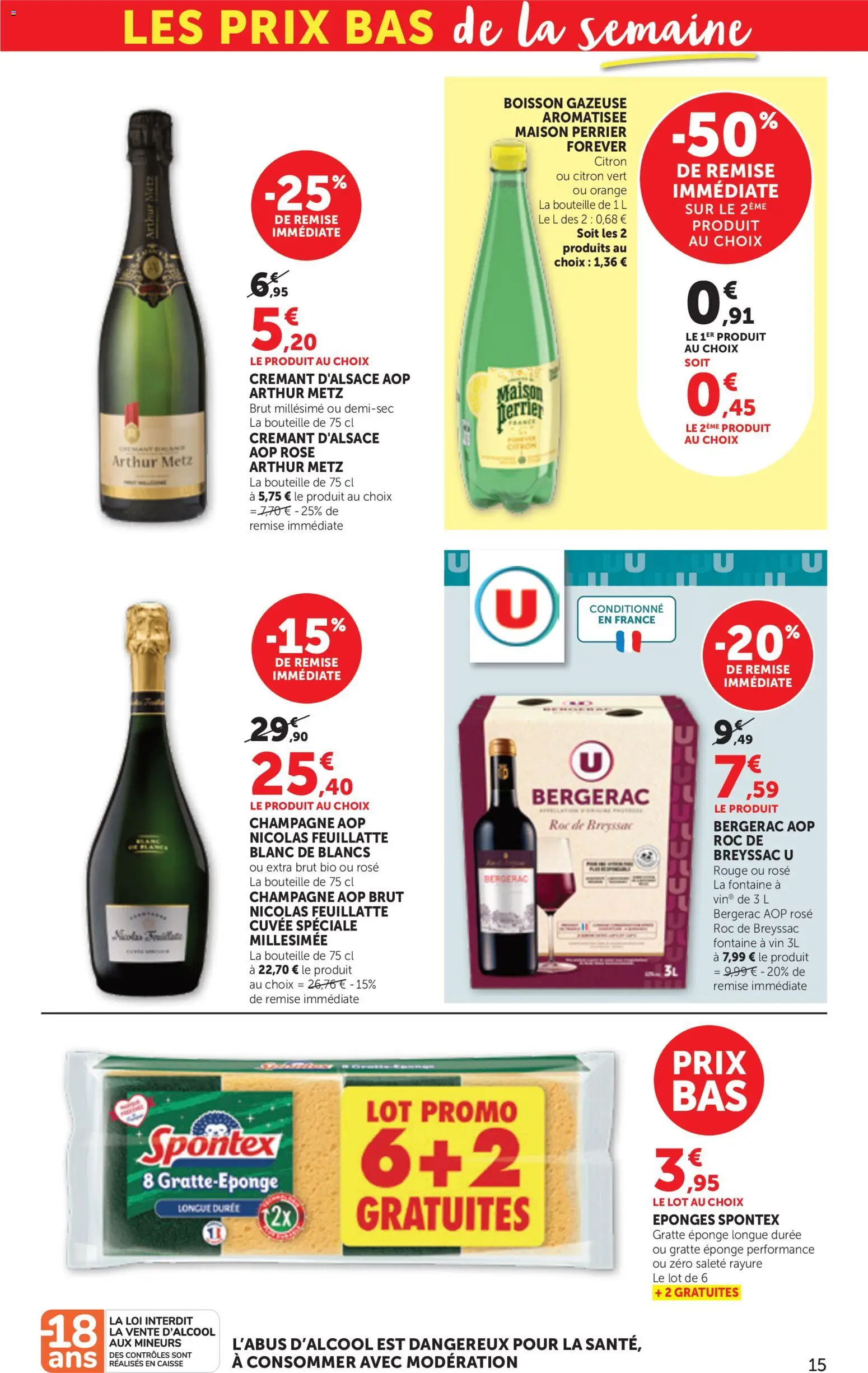 {H1} | Page: 15 | Produits: Boisson, Éponges, Champagne, Arthur Metz
