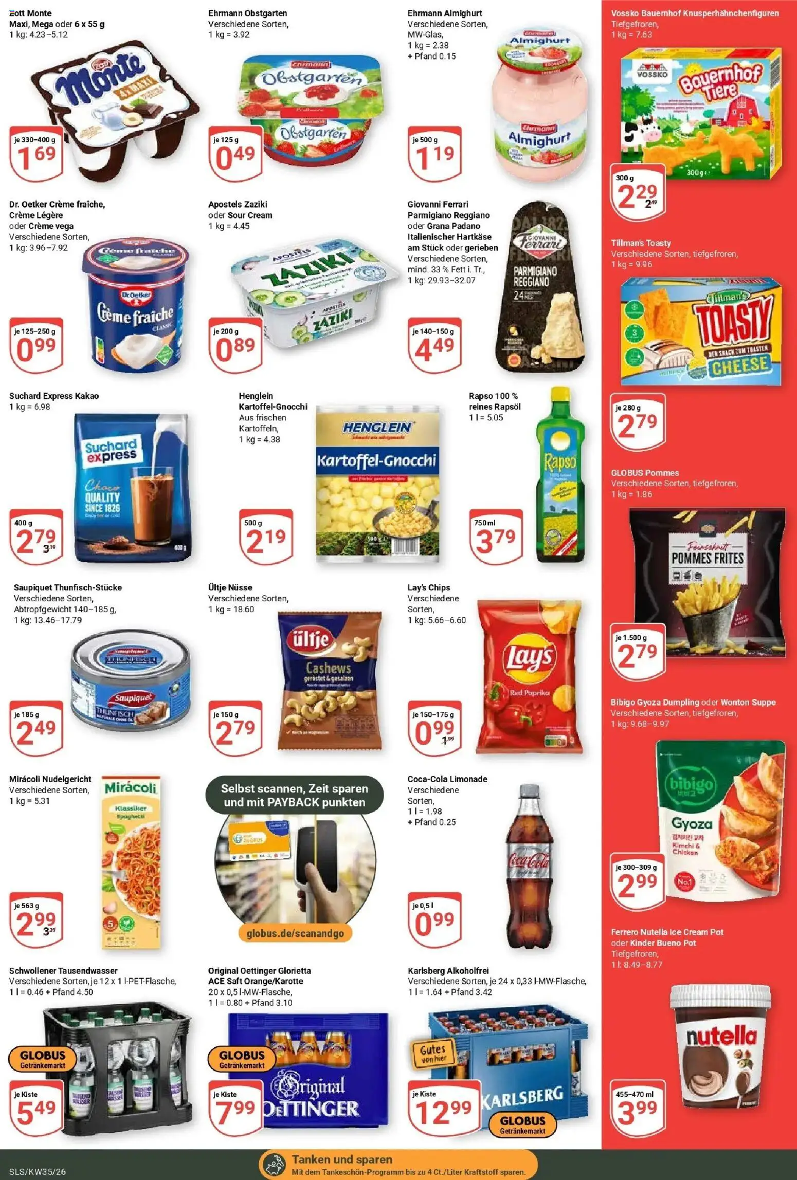 Globus Prospekt Saarlouis (ab 24.08.2026) » Angebote online | Seite: 5 | Produkte: Cola, Spaghetti, Nutella, Paprika