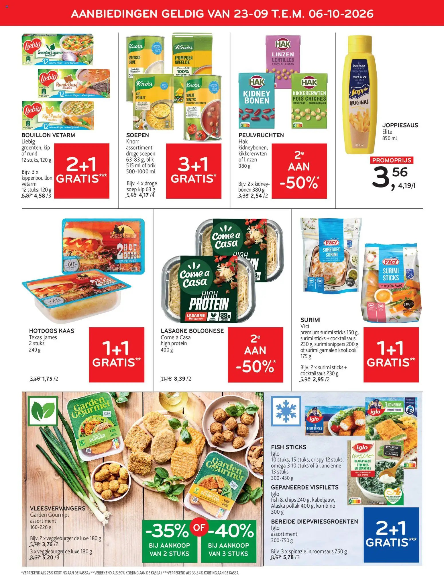 {H1} | Pagina: 8 | Producten: Saus, Kip, Asperges, Kaas