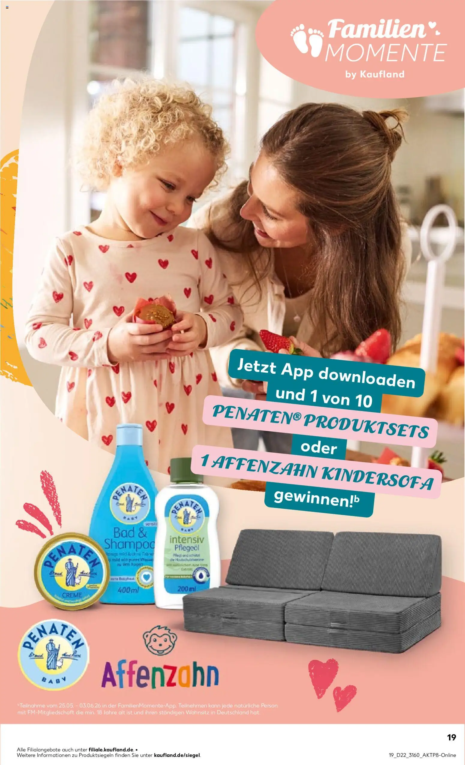 Kaufland Prospekt Frankfurt (Oder) – gültig ab 28.05.2026 | Seite: 19 | Produkte: Kindersofa, Sofa, Shampoo, Wasser