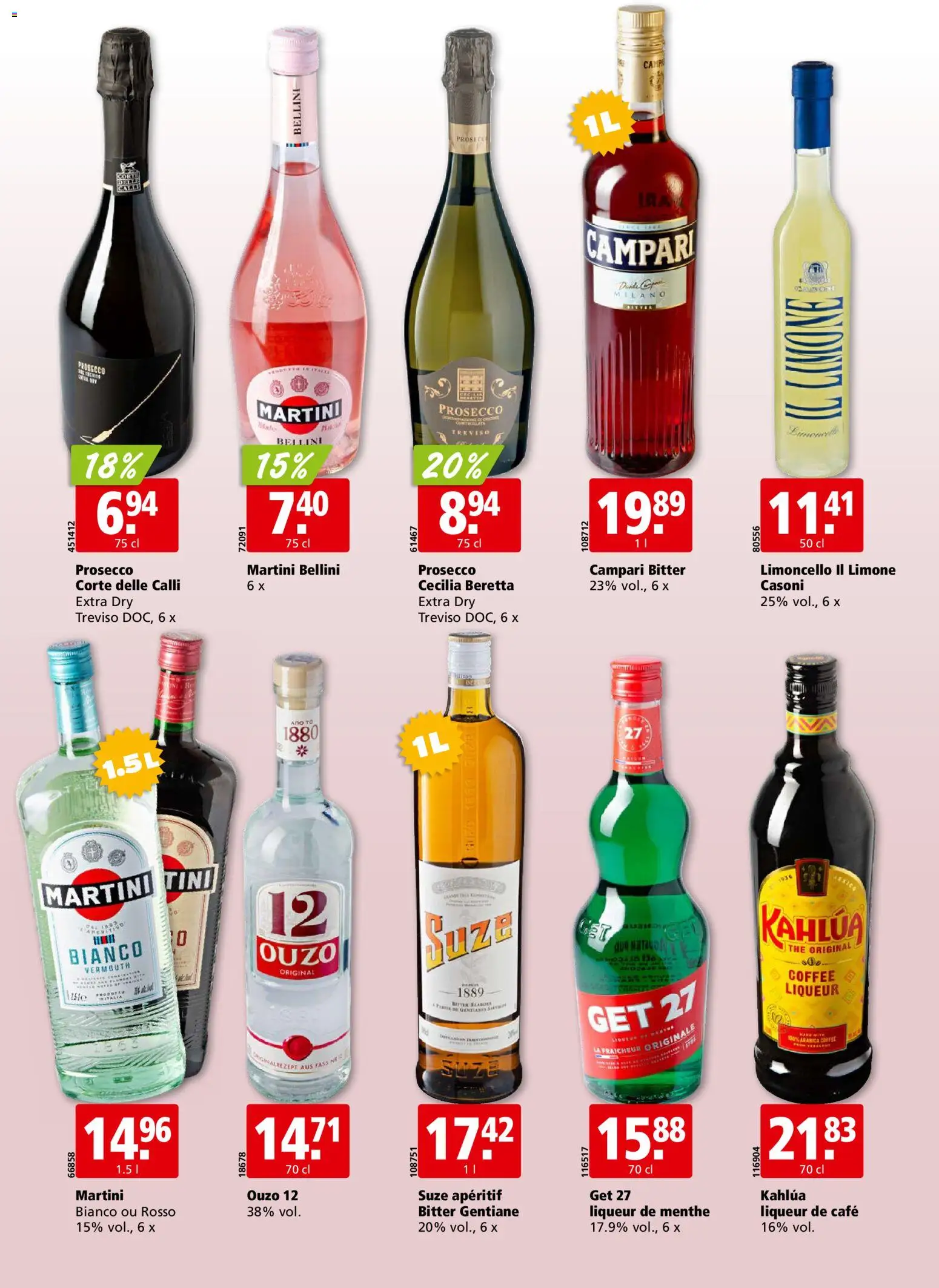 Aligro aktionen Chavannes, Matran, Genève, Sion – gültig ab 14.09.2026 | Seite: 26 | Produkte: Prosecco