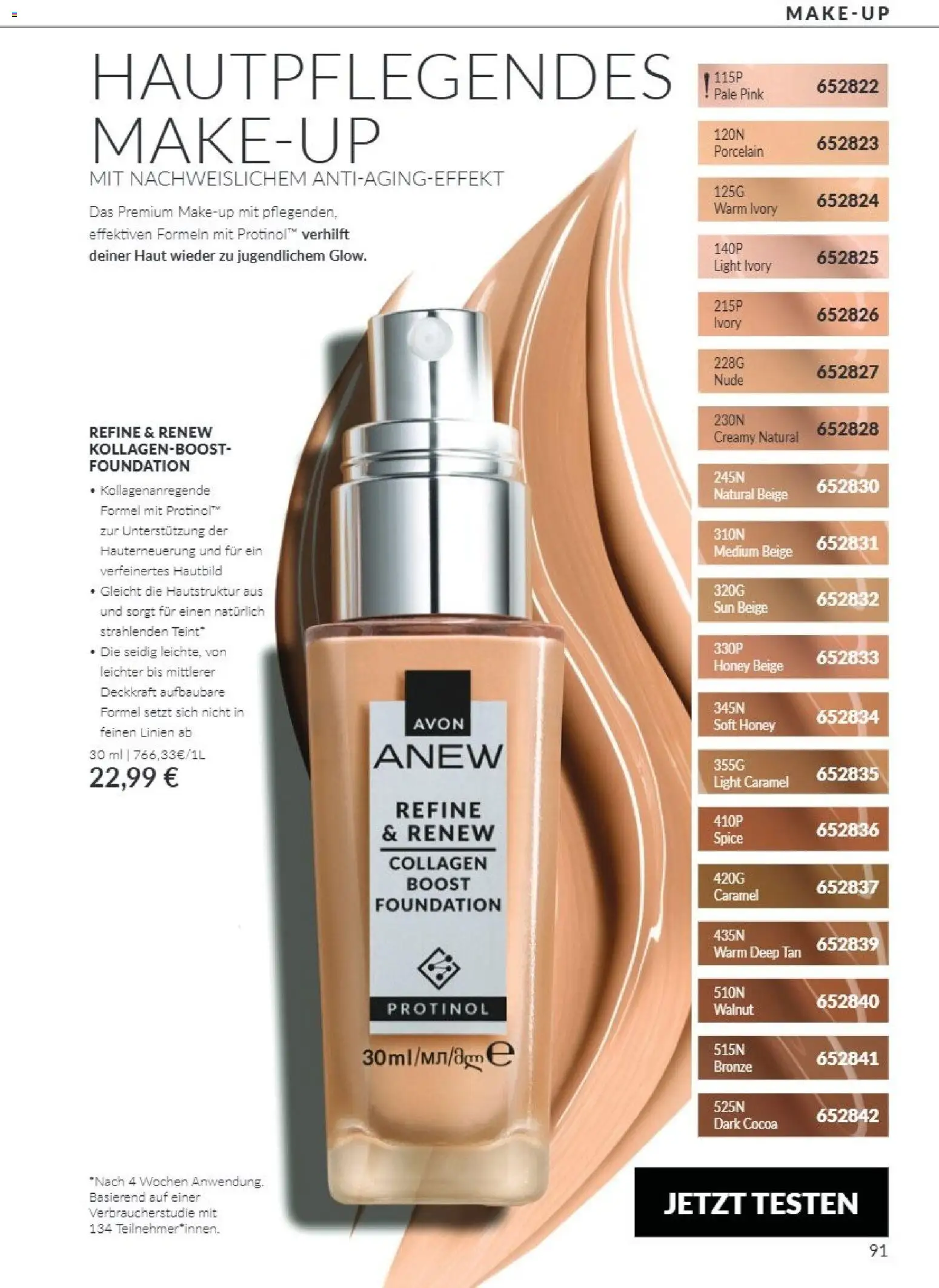 Avon Black Friday – gültig ab 01.11.2026 | Seite: 91 | Produkte: Foundation