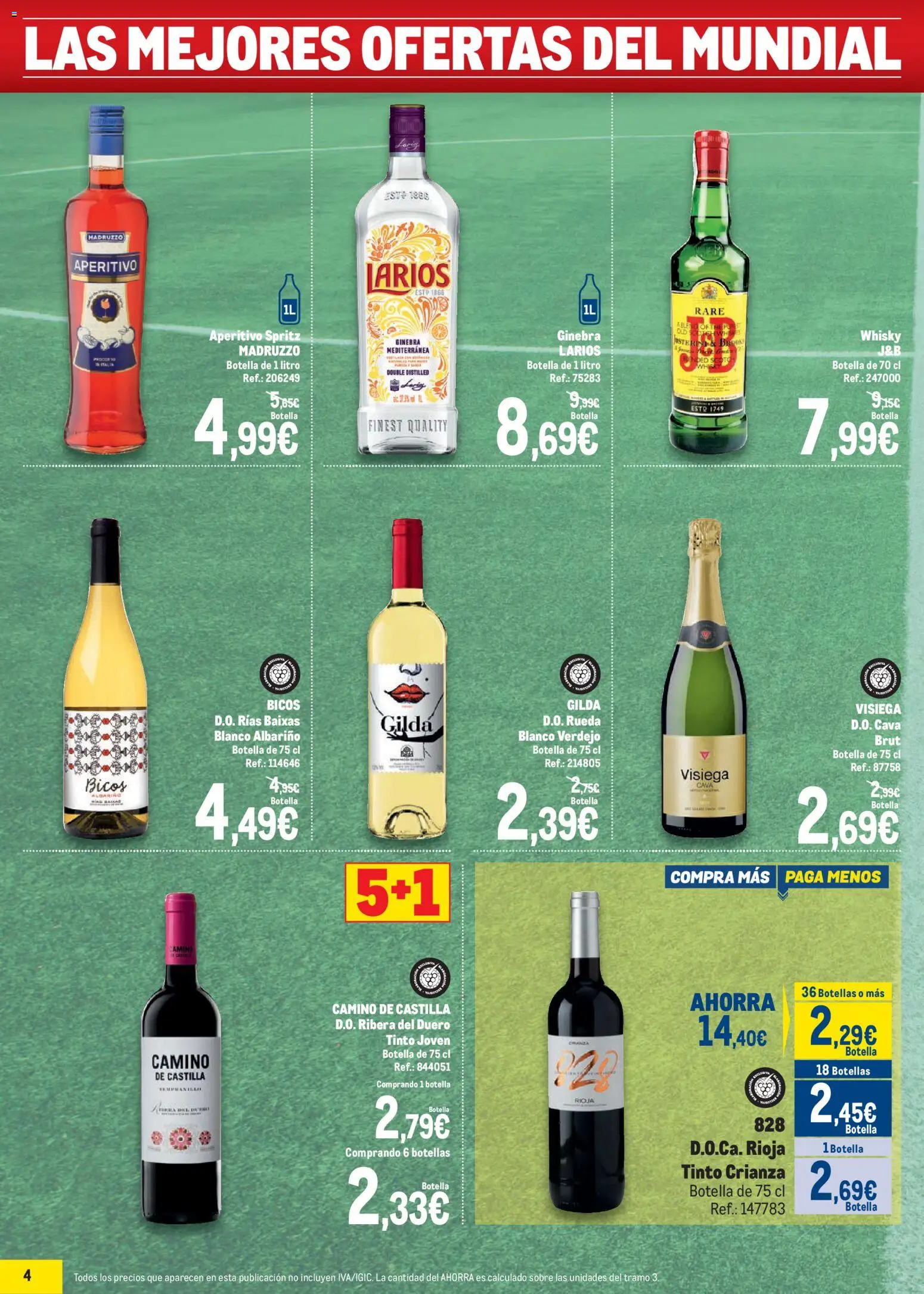 Makro Precios Mundial Levante │ válido desde el 06/07/2026 | Página: 4 | Productos: Ginebra, Whisky