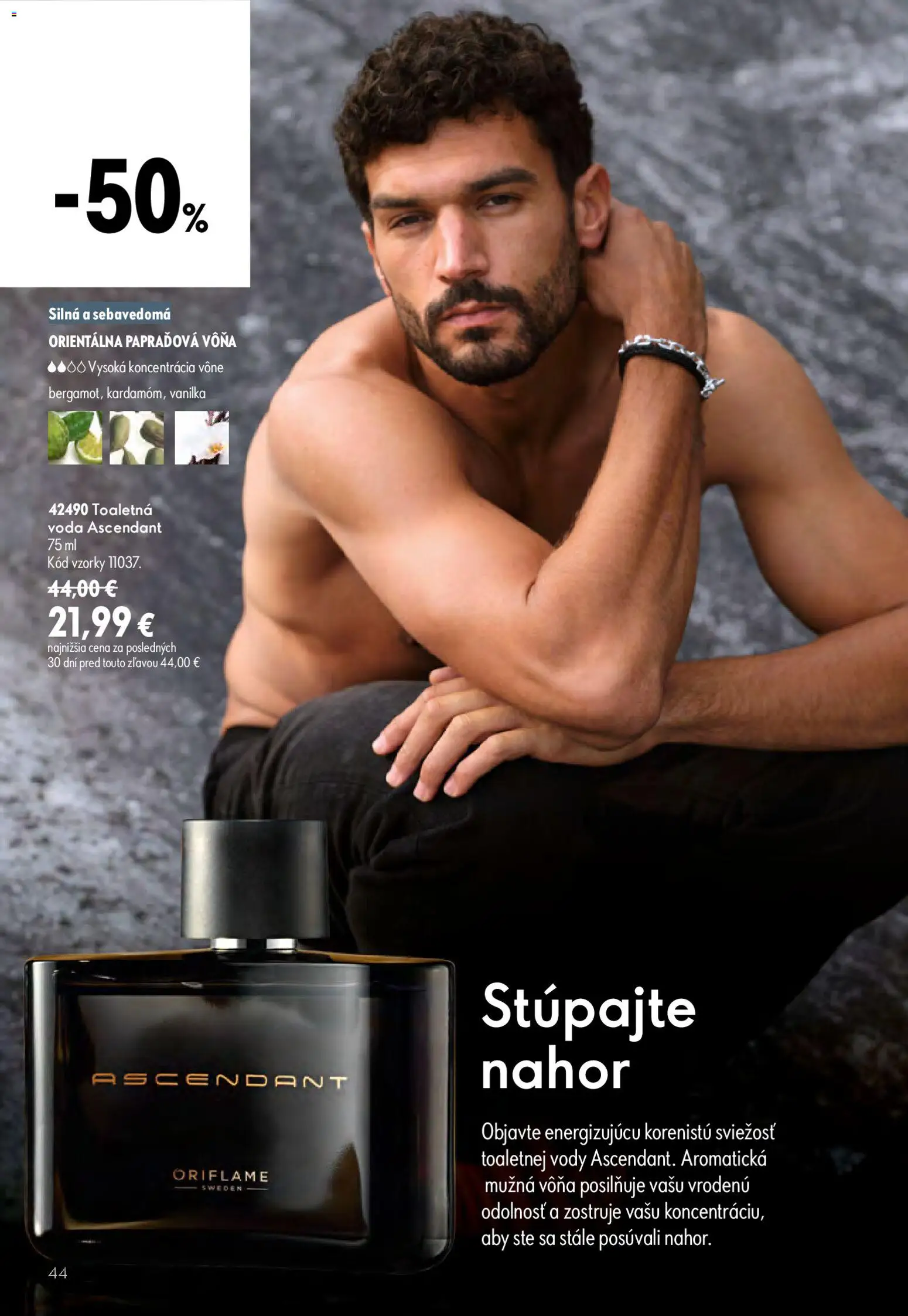 Nové Oriflame akcie – leták je platný od 17.06.2026 | Strana: 44 | Produkty: Toaletná voda, Voda