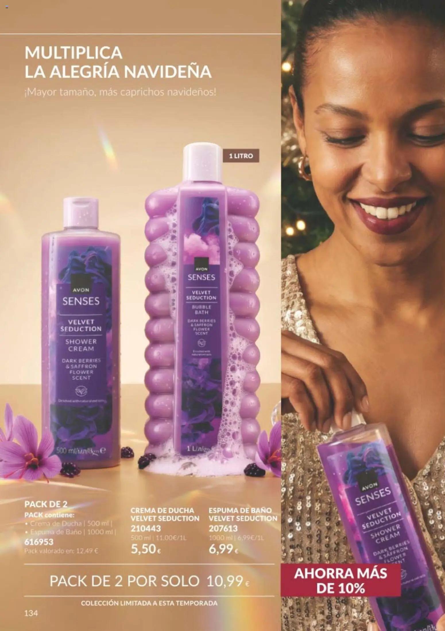 Catálogo AVON Black Friday │ válido desde el 01/11/2026 | Página: 134 | Productos: Espuma de baño, Crema, Espuma, Baño