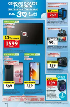 Pogląd oferty "Auchan gazetka - 30 Lat Hipermarket" - ważna od 30.07.2026 | Strona: 36