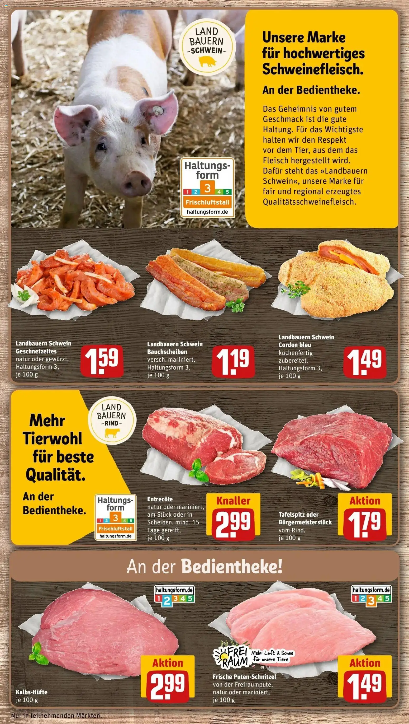 Rewe Prospekt Maxdorf – gültig ab 27.07.2026 | Seite: 10 | Produkte: Tafelspitz, Entrecote, Putenschnitzel, Fleisch
