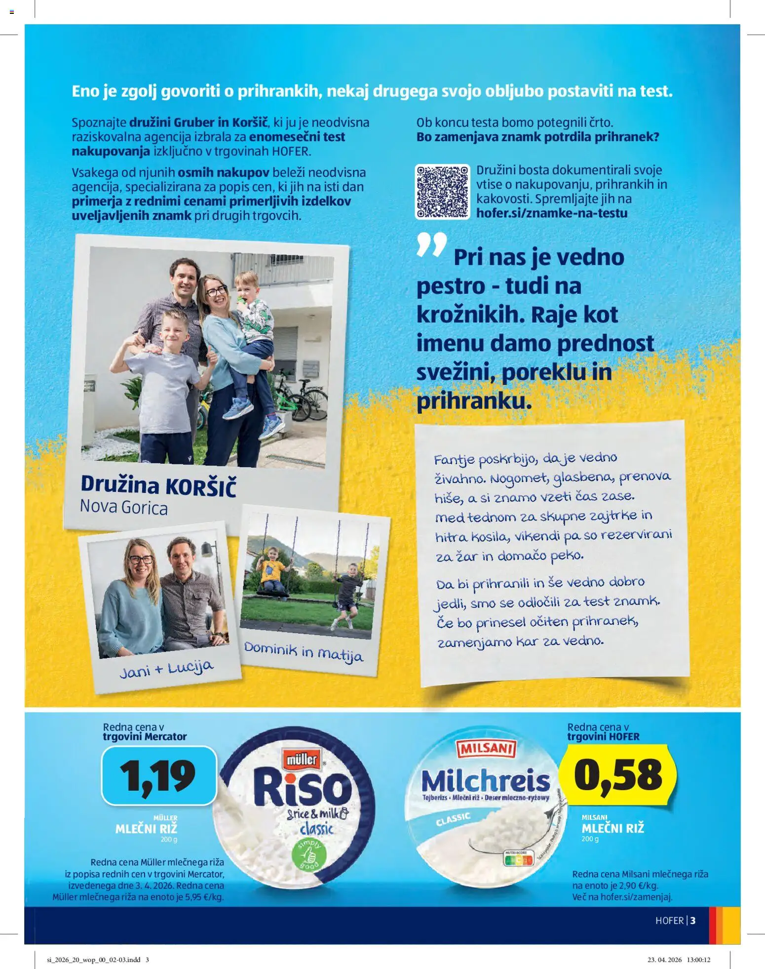 Novi Hofer katalog ponudbe – veljaven od 06.05.2026 | Stran: 3 | Izdelki: Zar, Riz