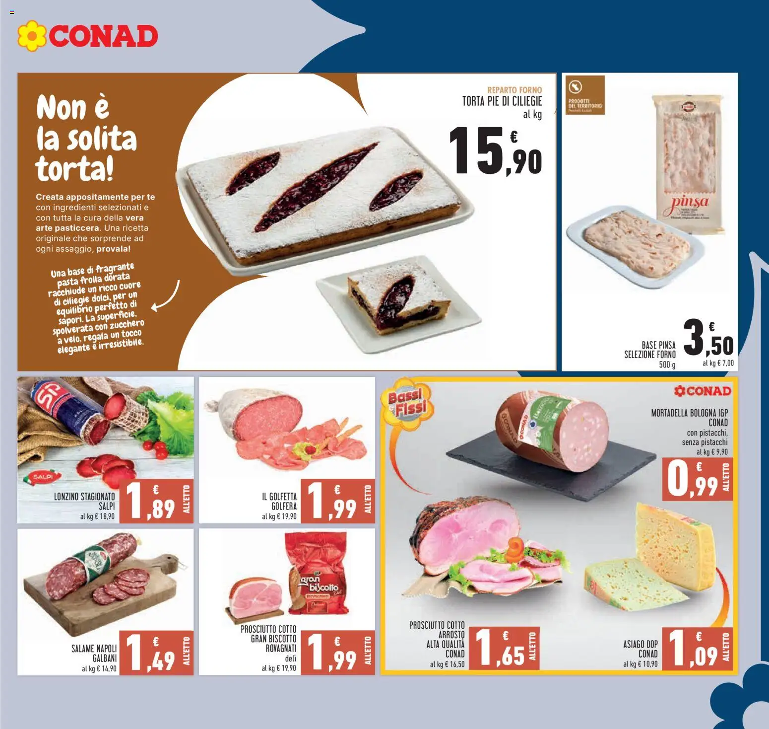 Volantino Conad del 06.05.2026 | Pagina: 9 | Prodotti: Salame, Tè, Zucchero, Pistacchi