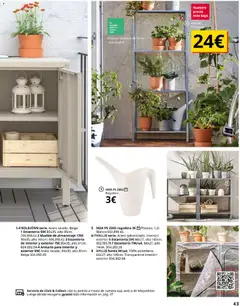 Vista previa IKEA - Muebles de exterior válido desde el 01/09/2026 | Página: 43 | Productos: Estantería, Regadera, Funda, Almacenaje