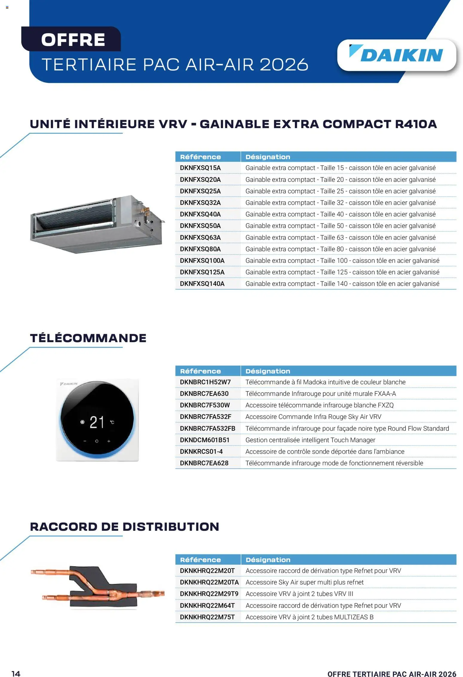 {H1} | Page: 14 | Produits: Télécommande
