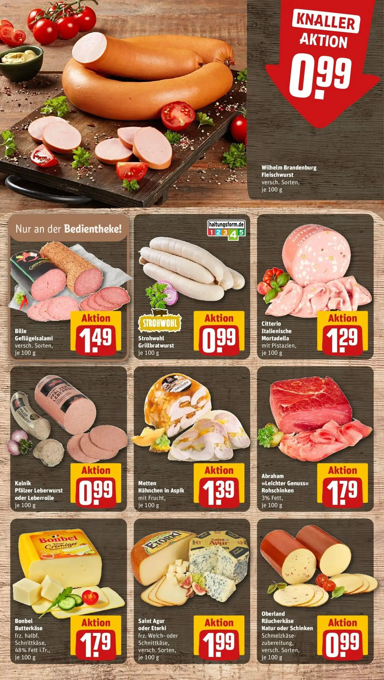 Rewe Prospekt Daun / Pützborn	 – gültig ab 05.04.2026 | Seite: 9 | Produkte: Hahnchen, Salami, Schinken