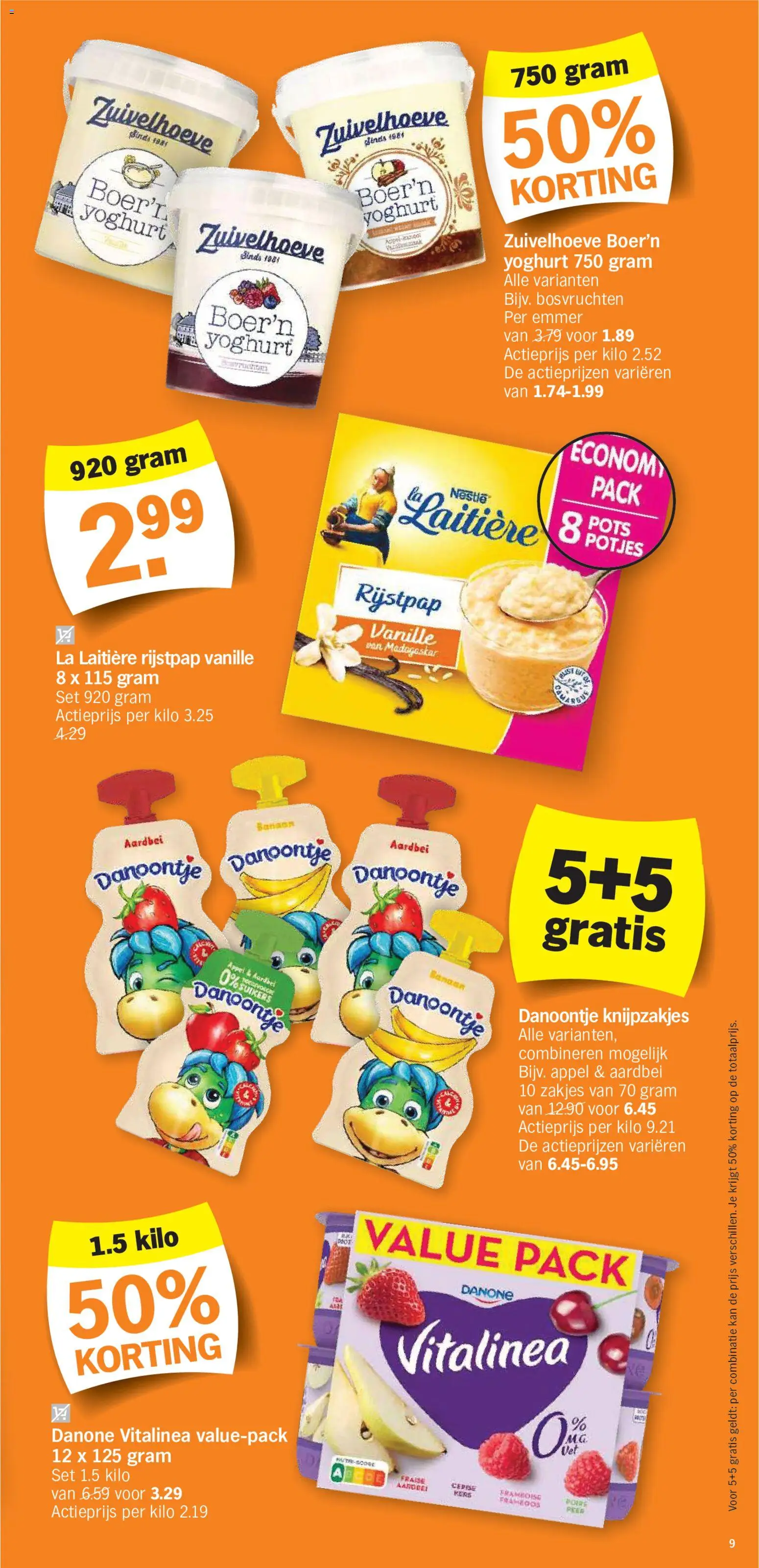 {H1} | Pagina: 9 | Producten: Pudding, Fruit, Appel, Yoghurt