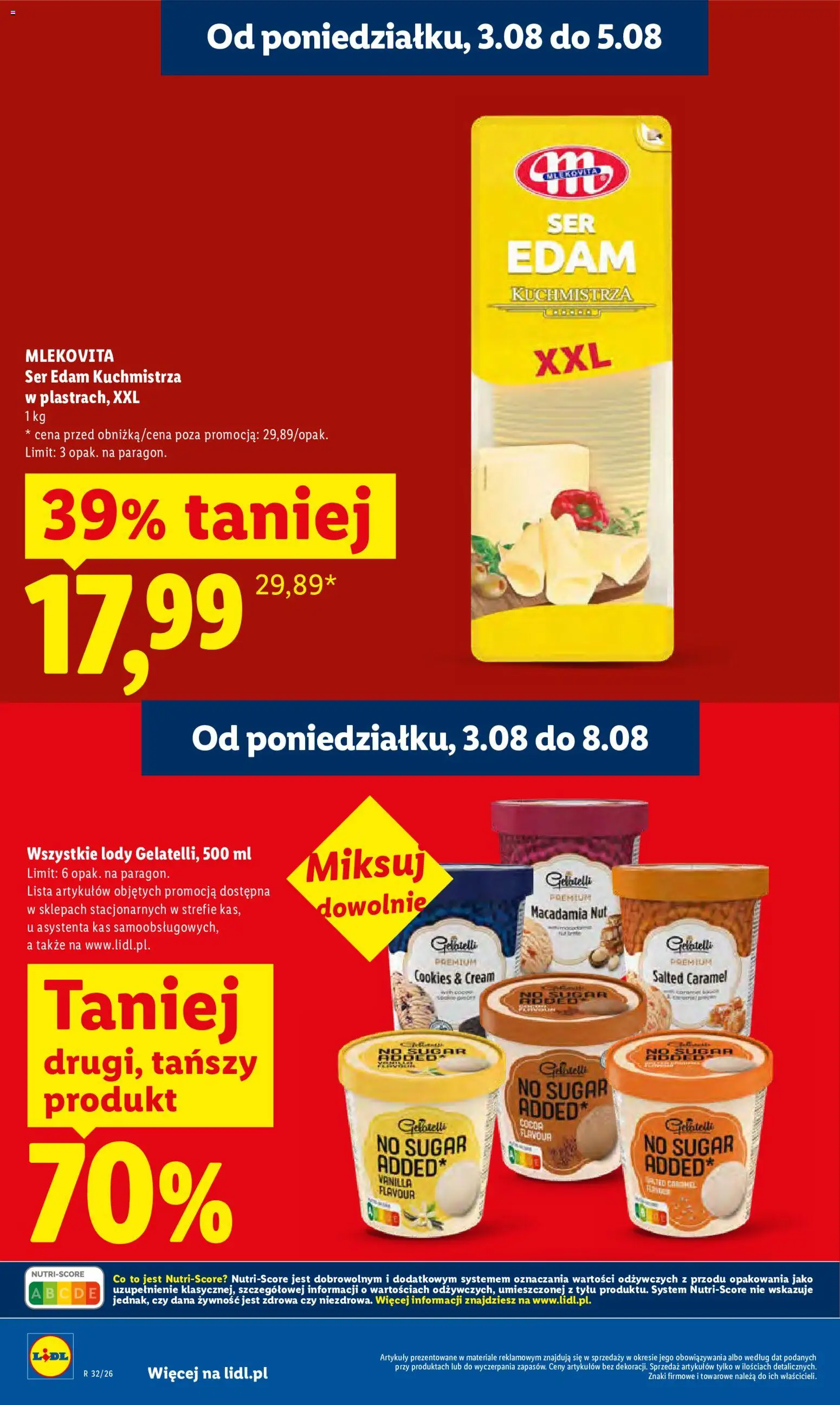 Lidl Polsko leták od 03.08.2026 | Strana: 12 | Produkty: Cookies, Gelatelli