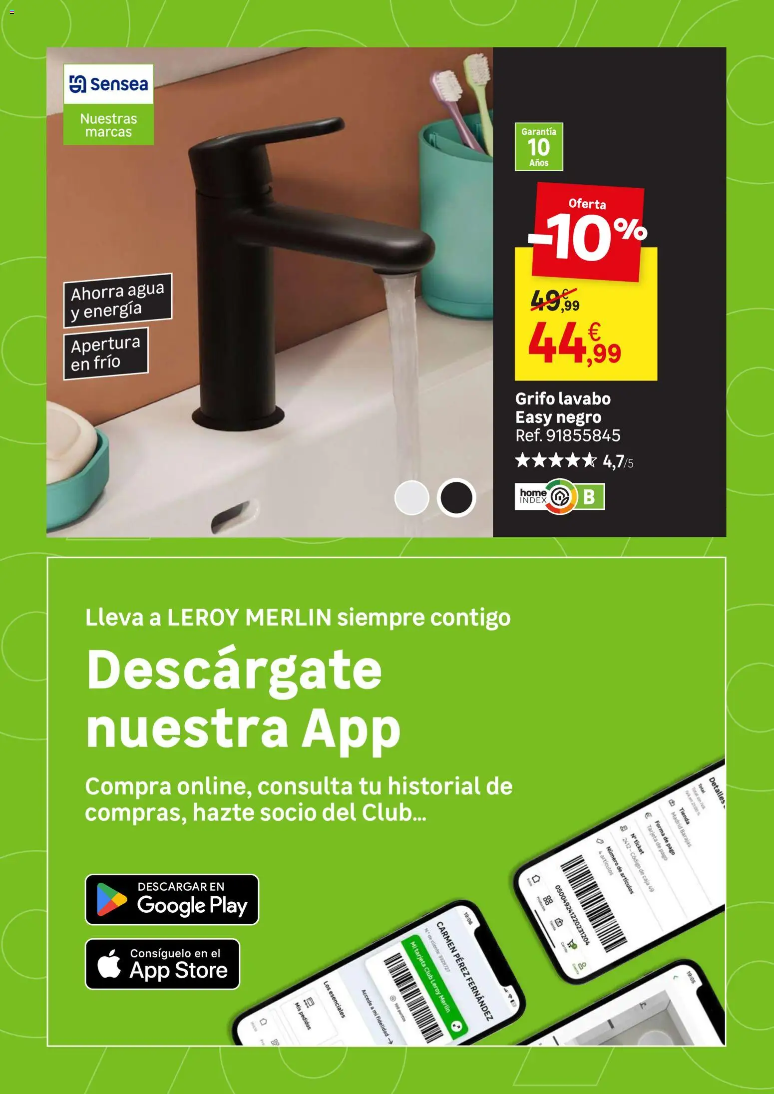 Leroy Merlin Black Friday │ válido desde el 20/10/2026 | Página: 20 | Productos: Agua, Caja, Lavabo