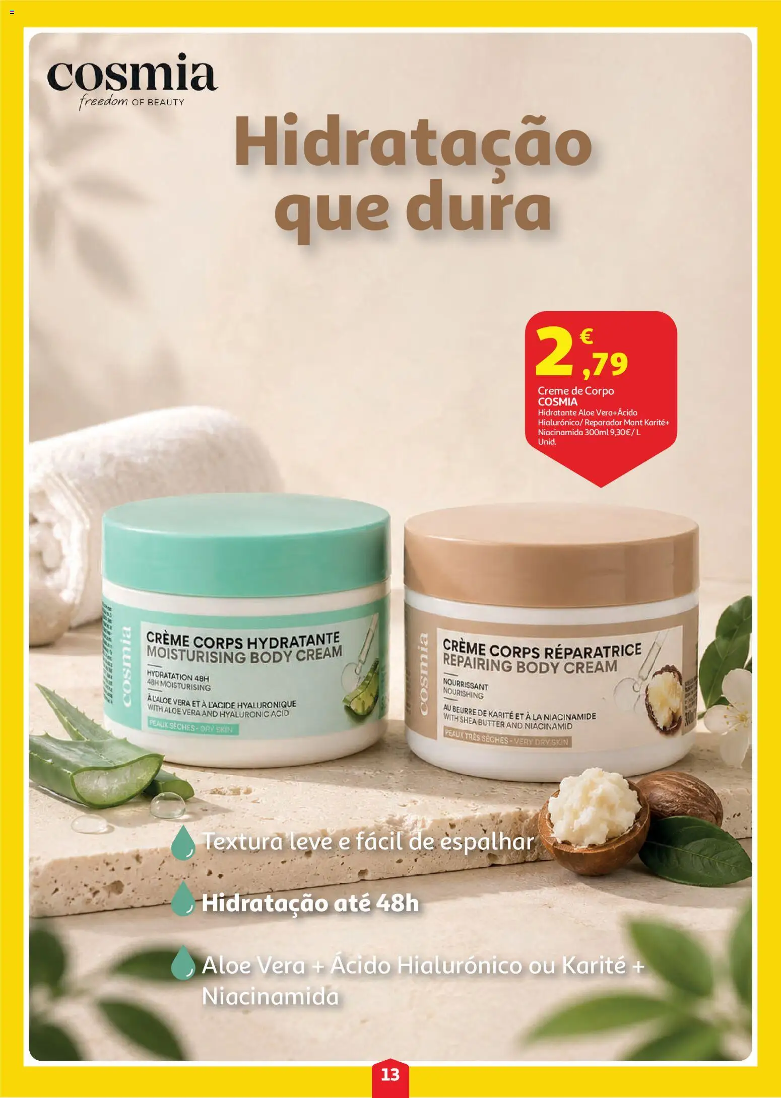 Auchan folheto │ válido de 06/08/2026 | Página: 13 | Produtos: Creme de corpo, Creme