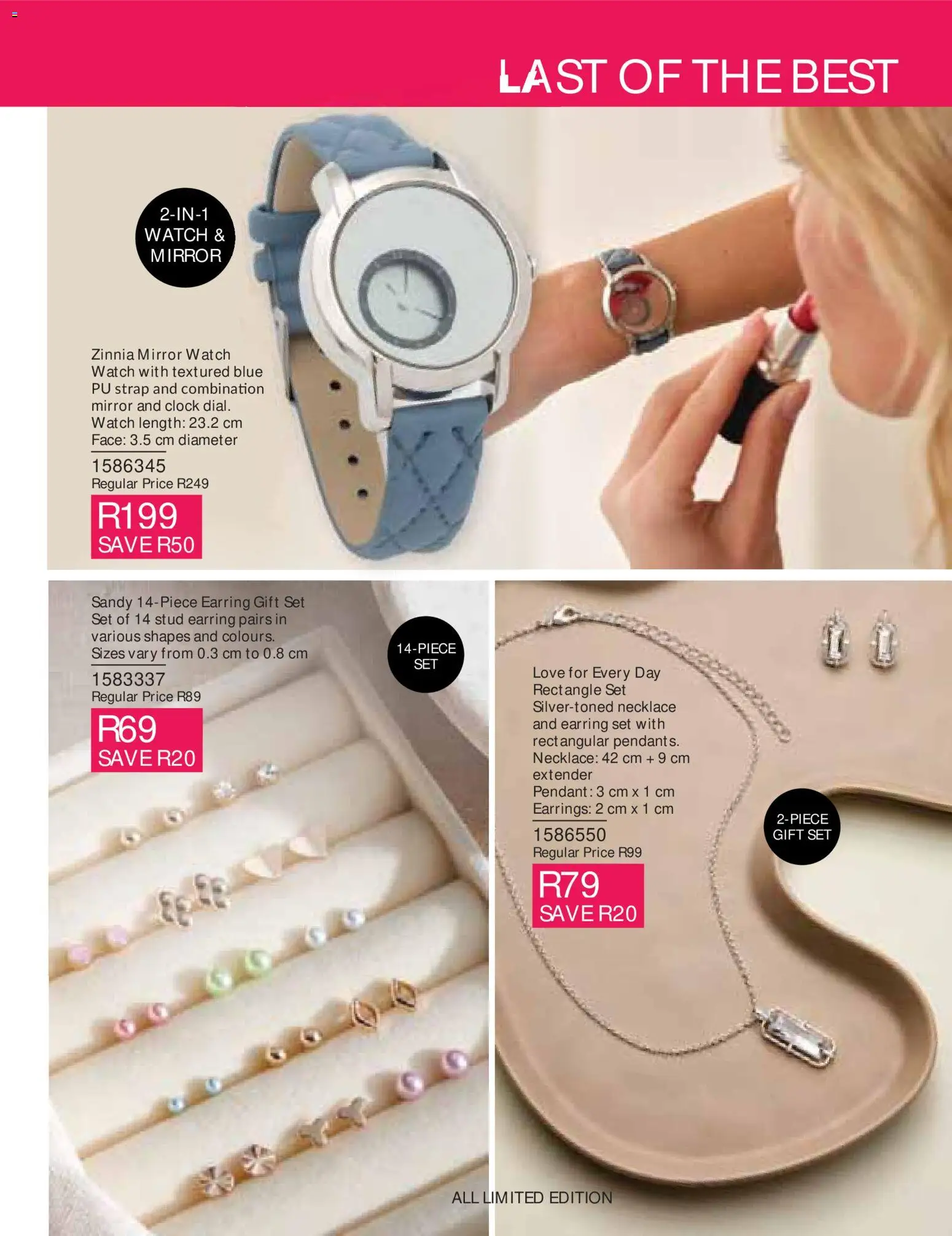 New Avon catalogue – valid from 01/09/2026 | Page: 129 | Products: Watch, Earrings, Mirror, Clock