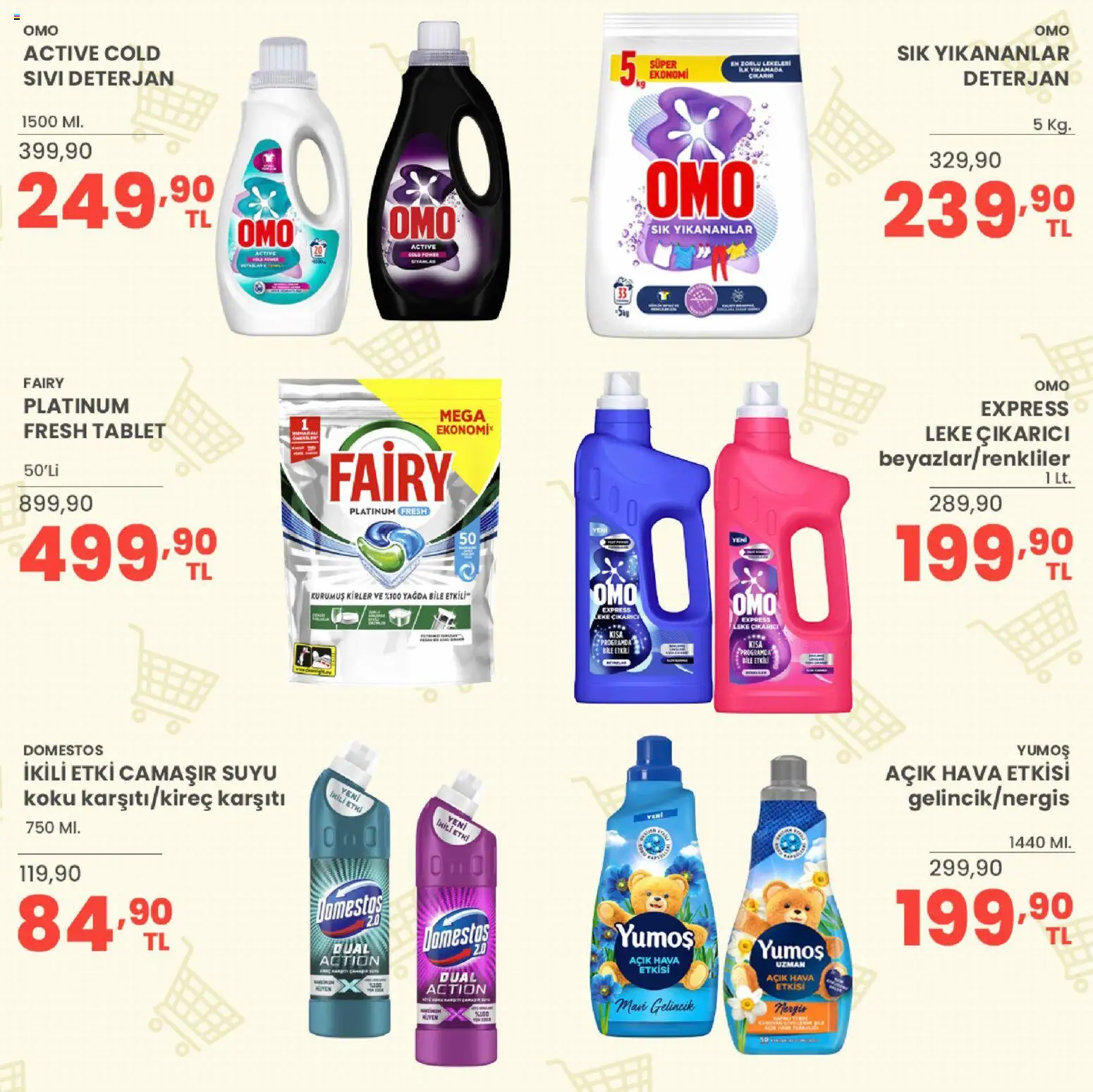 Sarıyer Katalog - 07 Ağustos 2026 tarihinden itibaren geçerlidir | Sayfa: 31 | Ürünler: Leke çıkarıcı, Deterjan, Koku, Tablet
