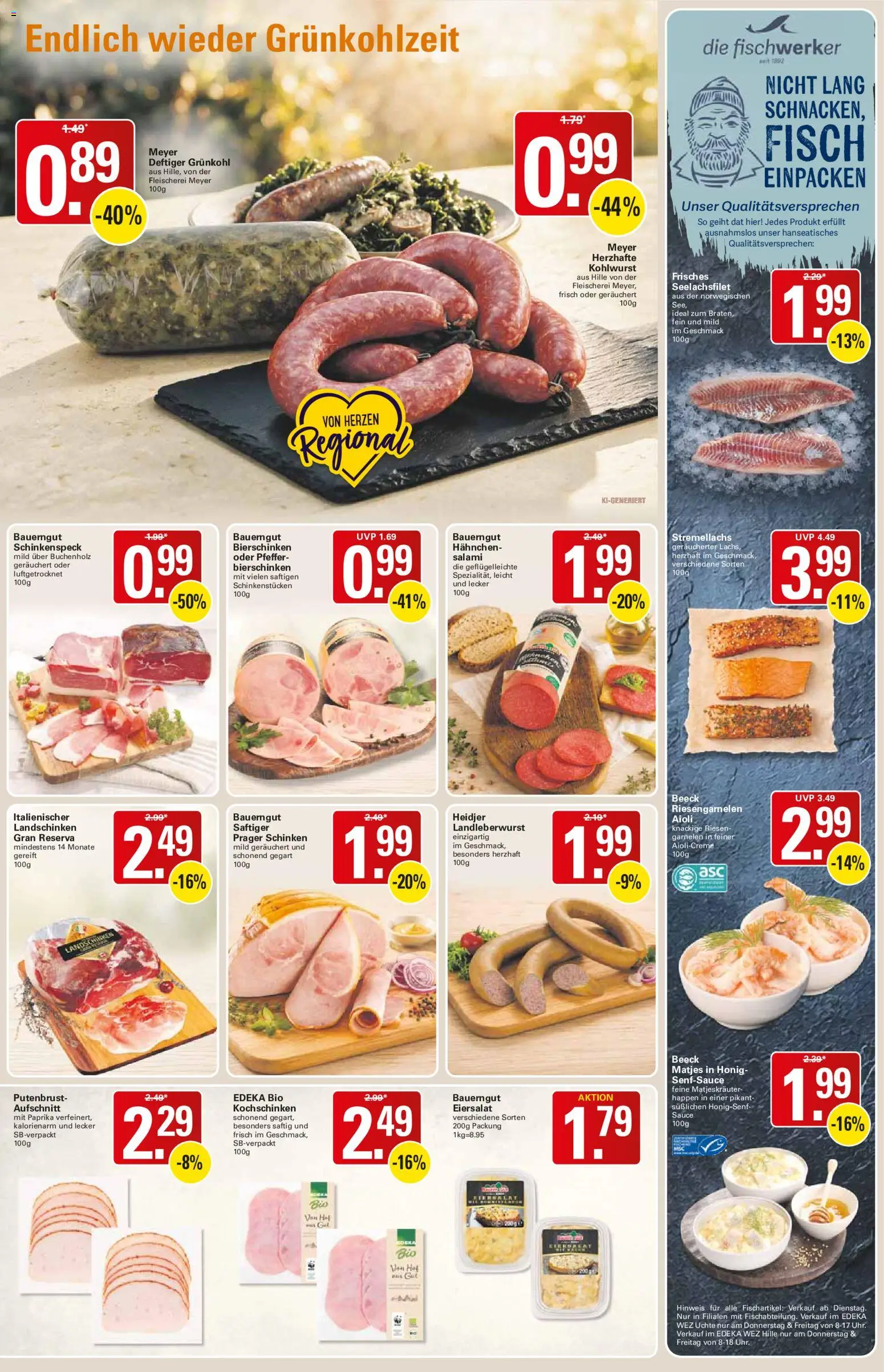WEZ Prospekt – gültig ab 12.10.2026 | Seite: 7 | Produkte: Garnelen, Paprika, Salami, Schinken