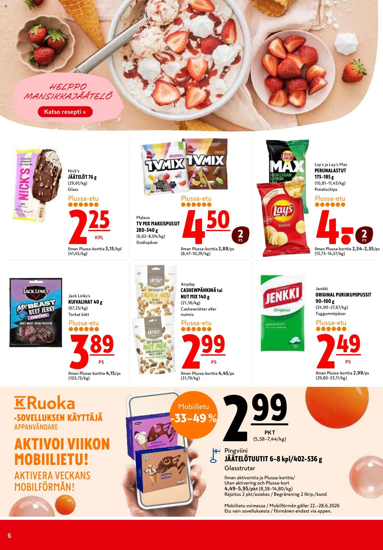 K-Citymarket tarjoukset – voimassa 22/06/2026 alkaen | Sivu: 6