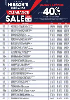 Hirsch's specials catalogue – valid from 20.06.2026