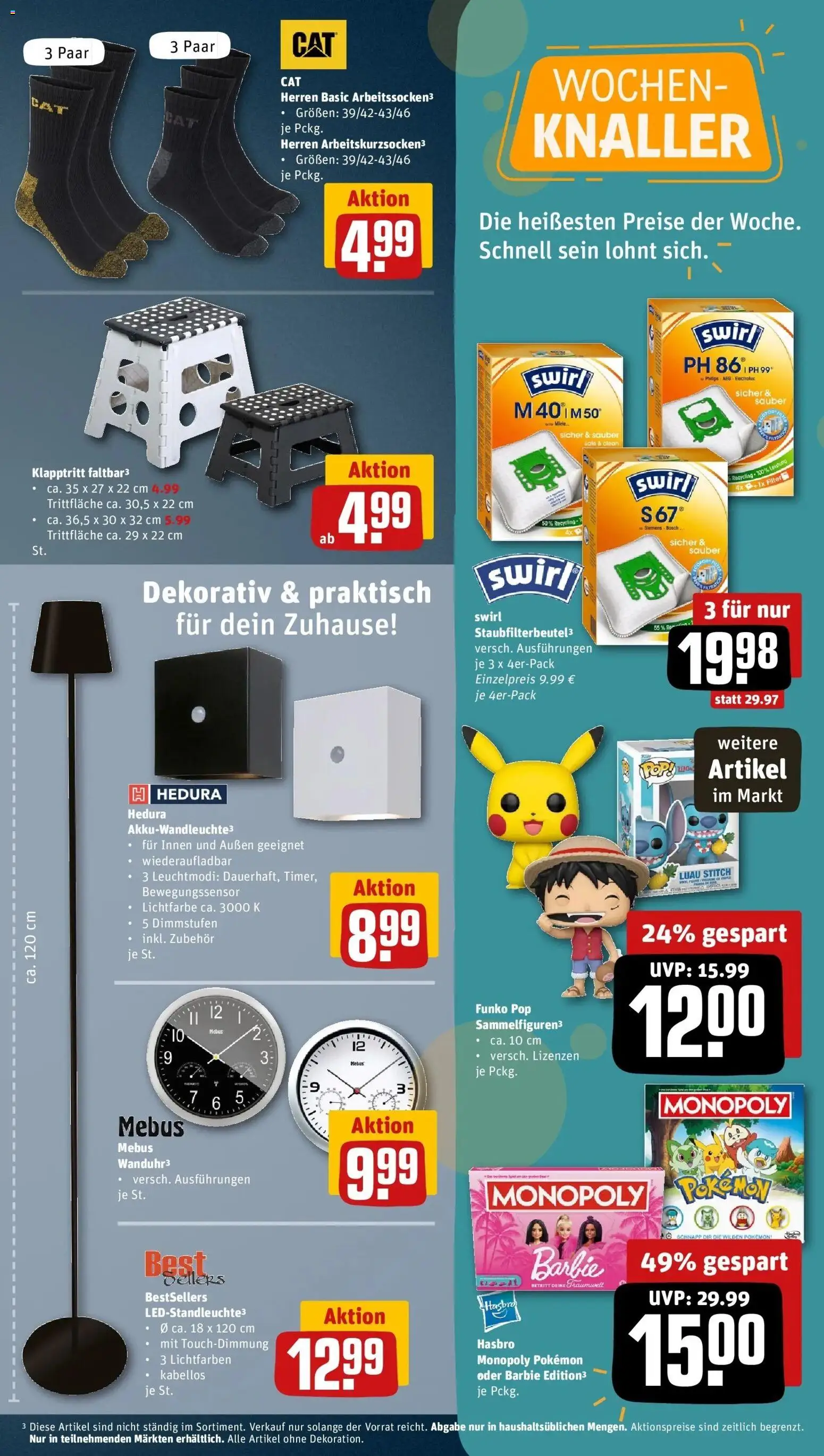 REWE Prospekt ab 17.08.2026 zum Blättern » Angebote | Seite: 34 | Produkte: Miele, Bosch, Siemens, AEG
