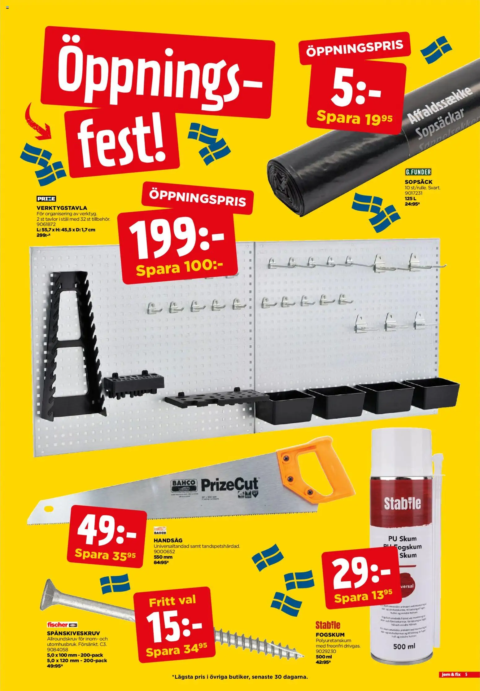 Jem & Fix reklamblad aktuell från 26.05.2026 | Sida: 5 | Produkter: Ved