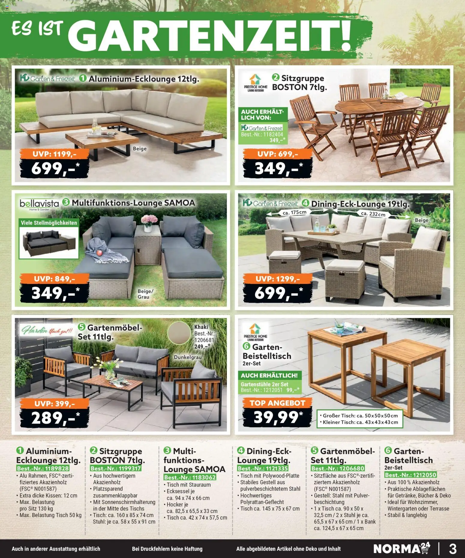 Norma Bestellmagazin Juni 2026 – gültig ab 01.06.2026 | Seite: 3