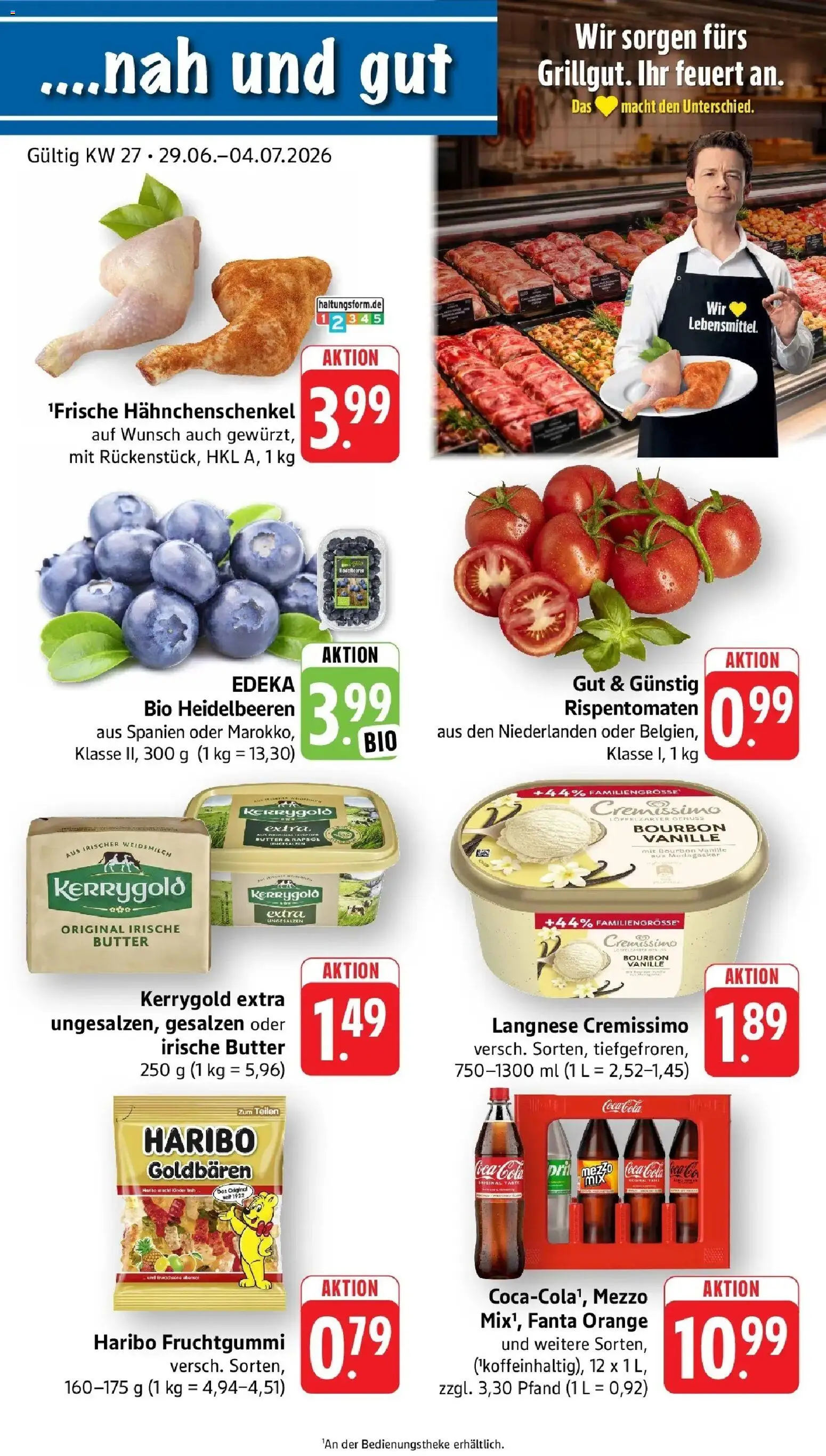 nah & gut Prospekt Offenburg-Zunsweier – gültig ab 29.06.2026 | Seite: 1 | Produkte: Cremissimo, Coca cola, Fanta, Pril