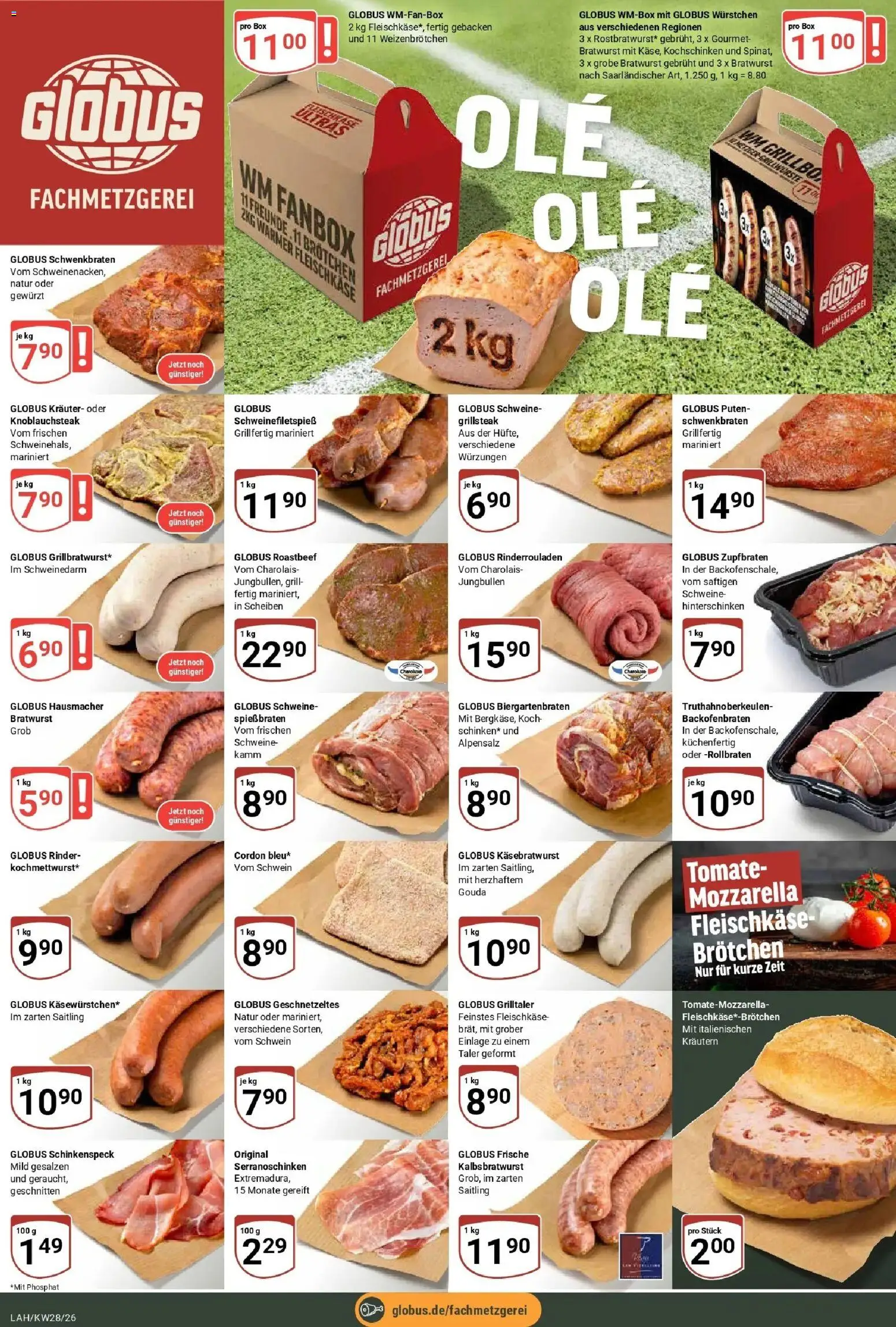 Globus Prospekt Lahnstein – gültig ab 06.07.2026 | Seite: 10 | Produkte: Rinderrouladen, Grill, Gouda, Box