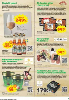 Coop Forum erbjudanden - Förhandsvisning av reklamblad från butik Coop Forum aktuell från 01.06.2026 | Sida: 5 | Produkter: Löjrom, Kaffe, Glass, Grädde